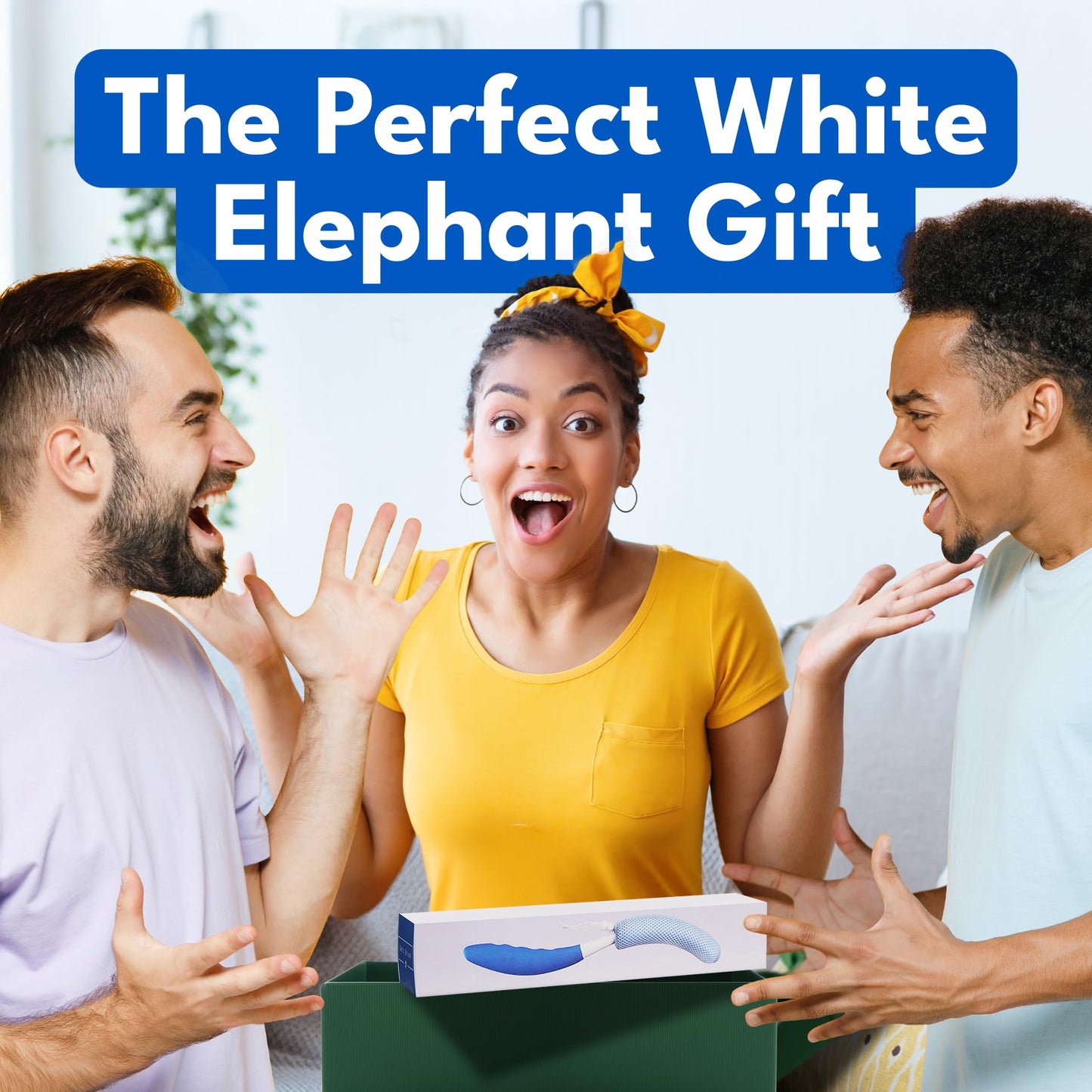 The Butt Brush - Dedicated Shower Brush - Best Bidet Alternative - Long Ergonomic Handle - August 2025 Edition - Prevents Germ Spread - Gift Box Included