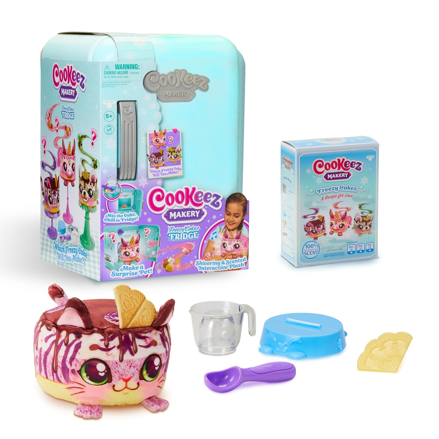 Cookeez Makery Freezy Cakez. Mix & Decorate Your Plush Best Friend! Which Surprise Freezy Cake Will You Make?