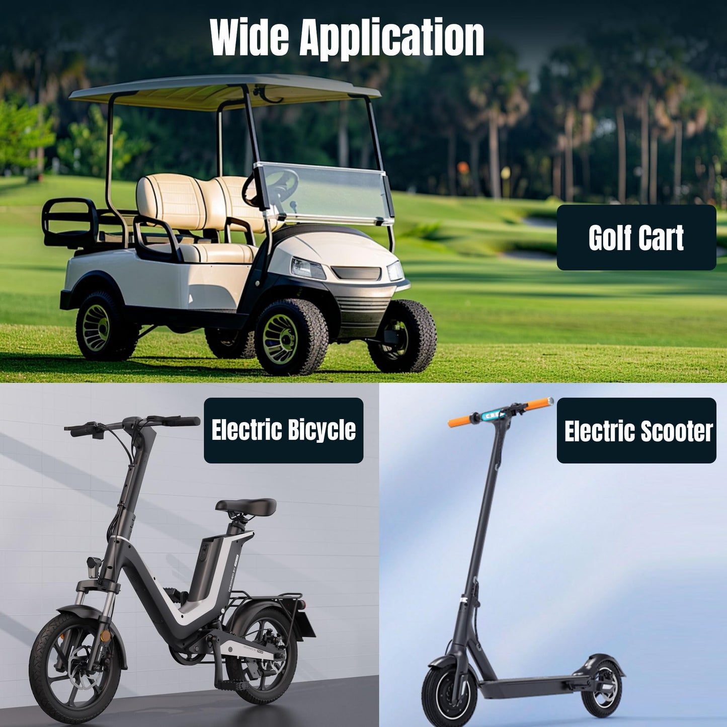 12A Boost MPPT Solar Charge Controller Solar Panel Regulator for24V/36V/48V /60V/72V Lead-Acid, LiFePO4, Gel, Flooded Batteries etc in Golf Cart,eBike,Club Car, Scooterand Solar System