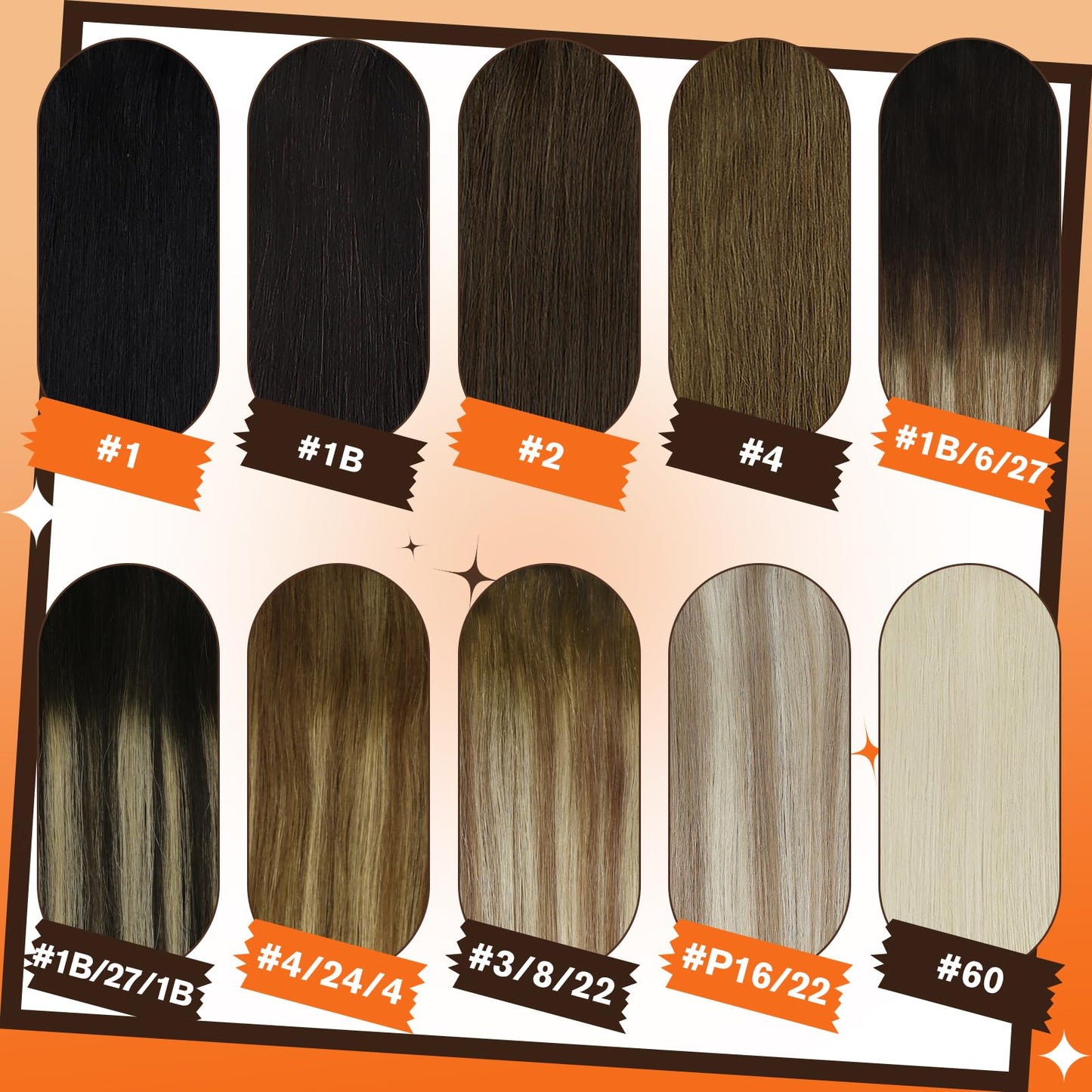 Full Shine Clip in Hair Extensions for Women Color 18 Ash Blonde and 613 Bleach Blonde 14 Inch Straight Real Human Hair Extensions Lace Clip in Extensions 60 Grams 3 Pieces Soft Natural