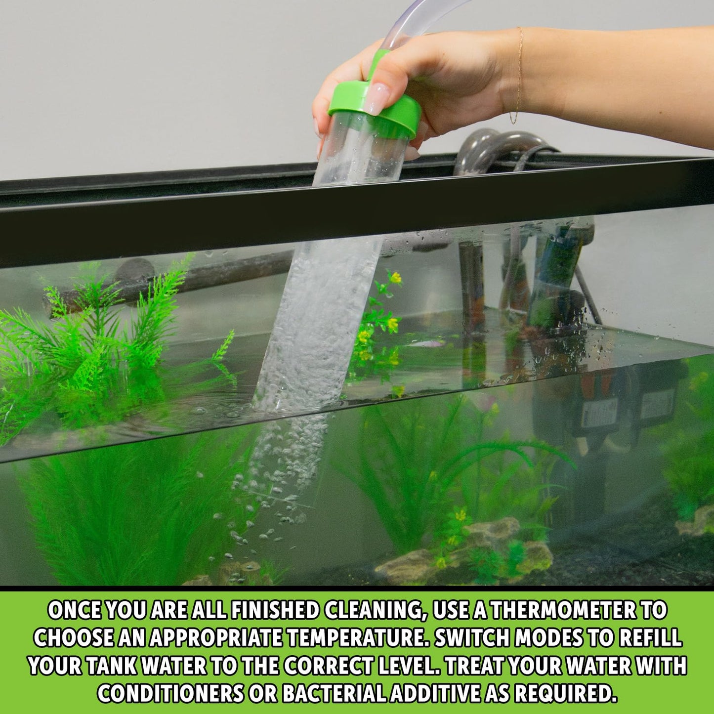 Python Products 61602514: No Spill Clean and Fill Aquarium Maintenance System, 25Ft