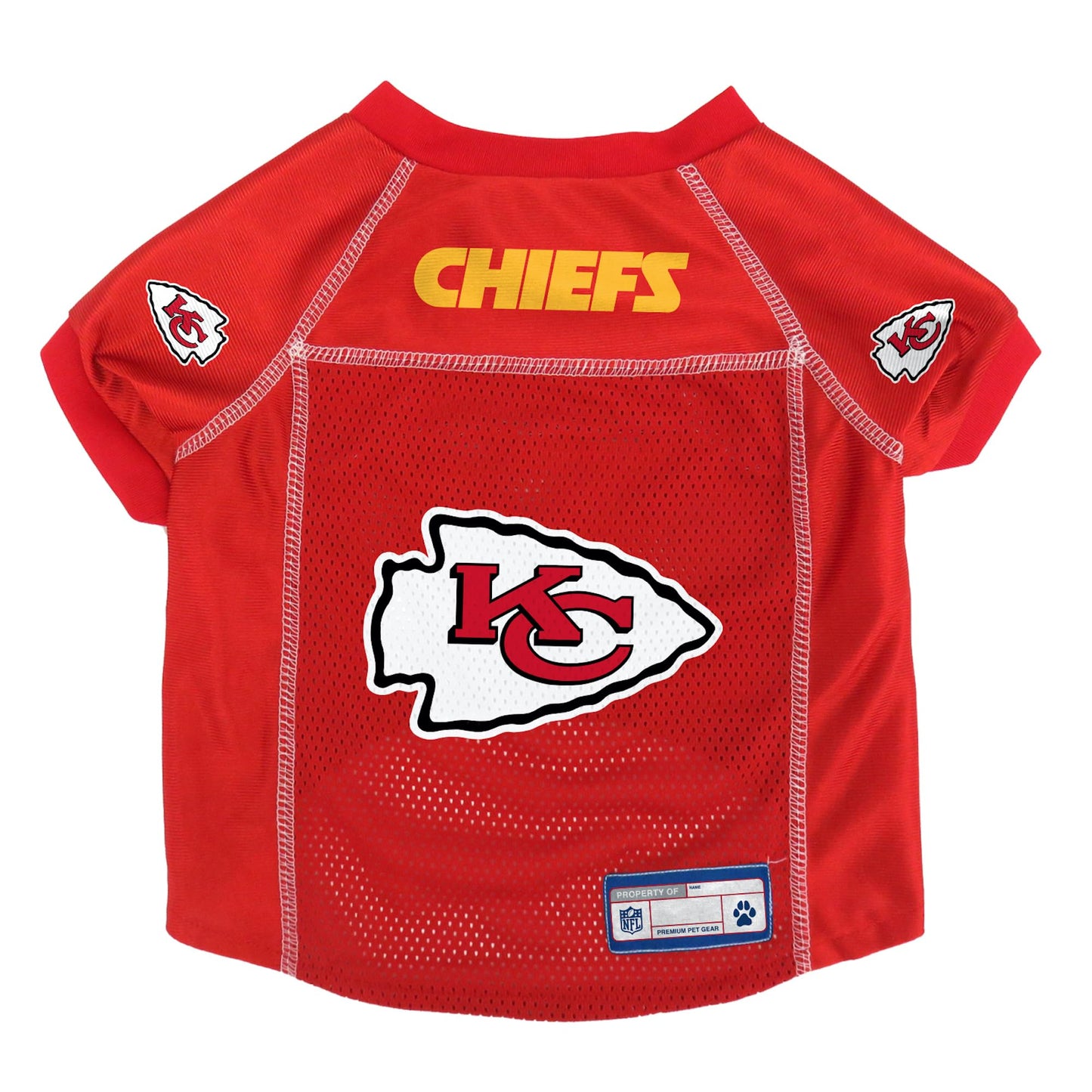 NFL Kansas City Chiefs Pet Jersey, Small