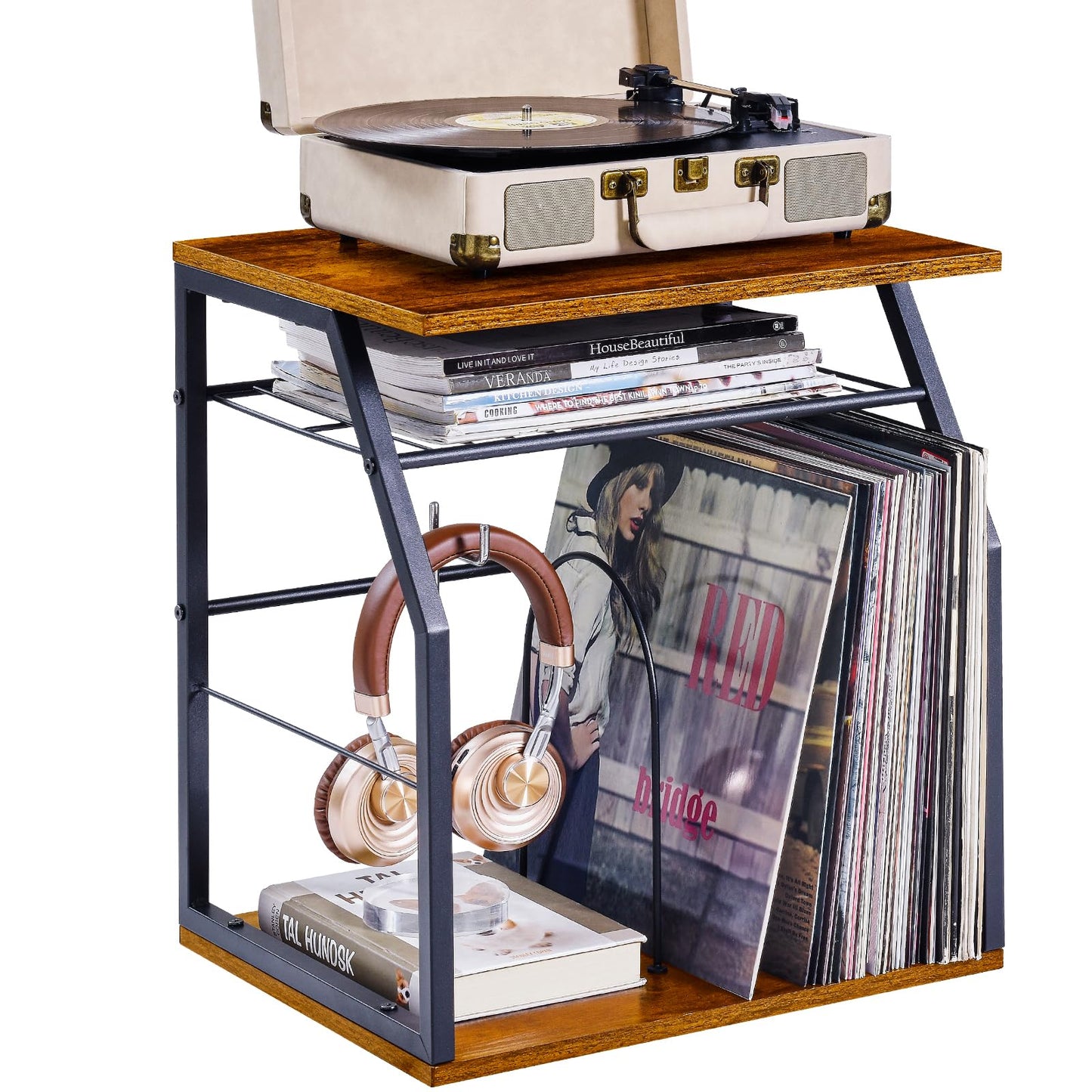 YIYYZI Vinyl Record Storage Holder rack