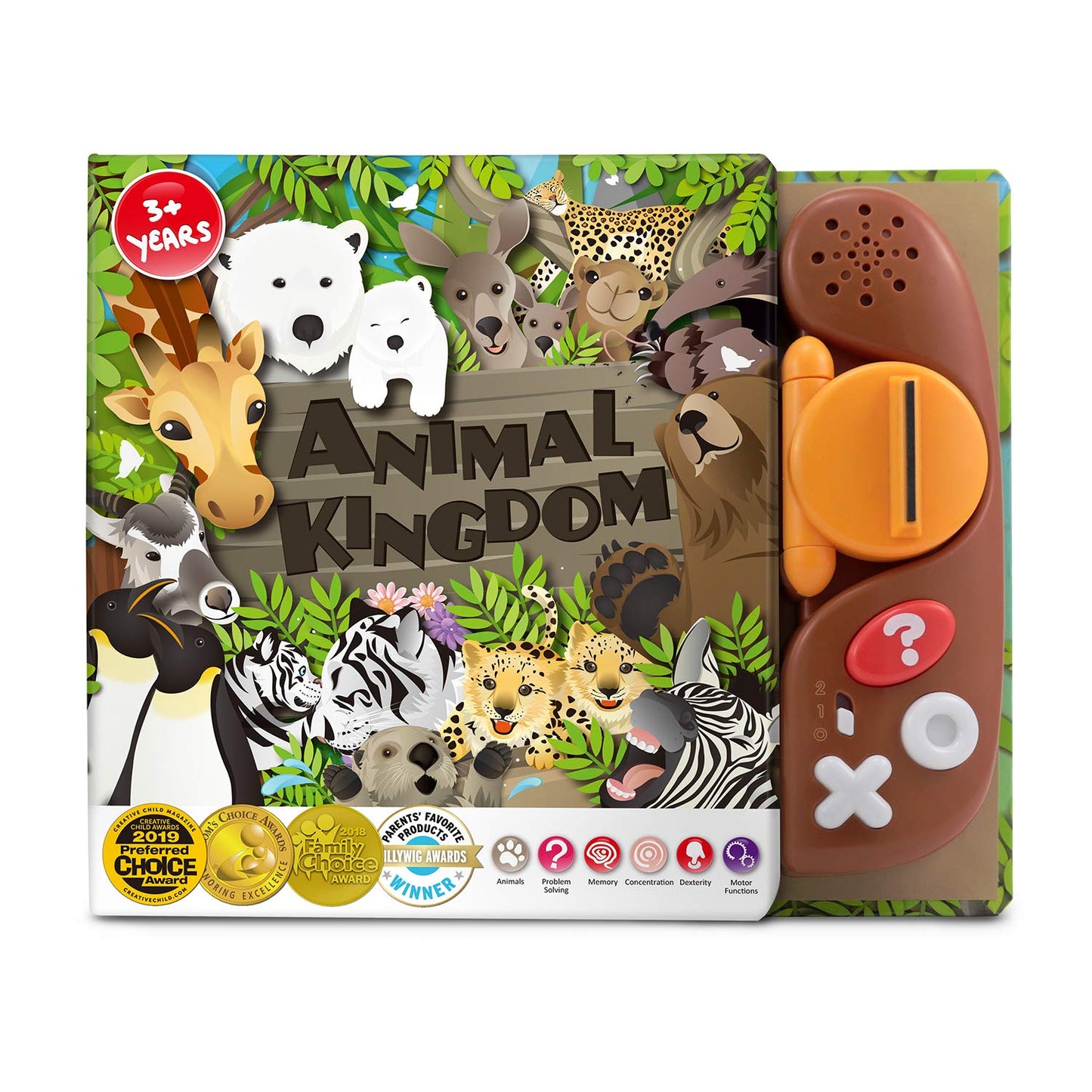 BEST LEARNING Book Reader Animal Kingdom - Talking Animal Sound Kids Book with Quiz Games for Kids Ages 3 to 8 Years Old - Boys and Girls Animal Lovers Birthday Present