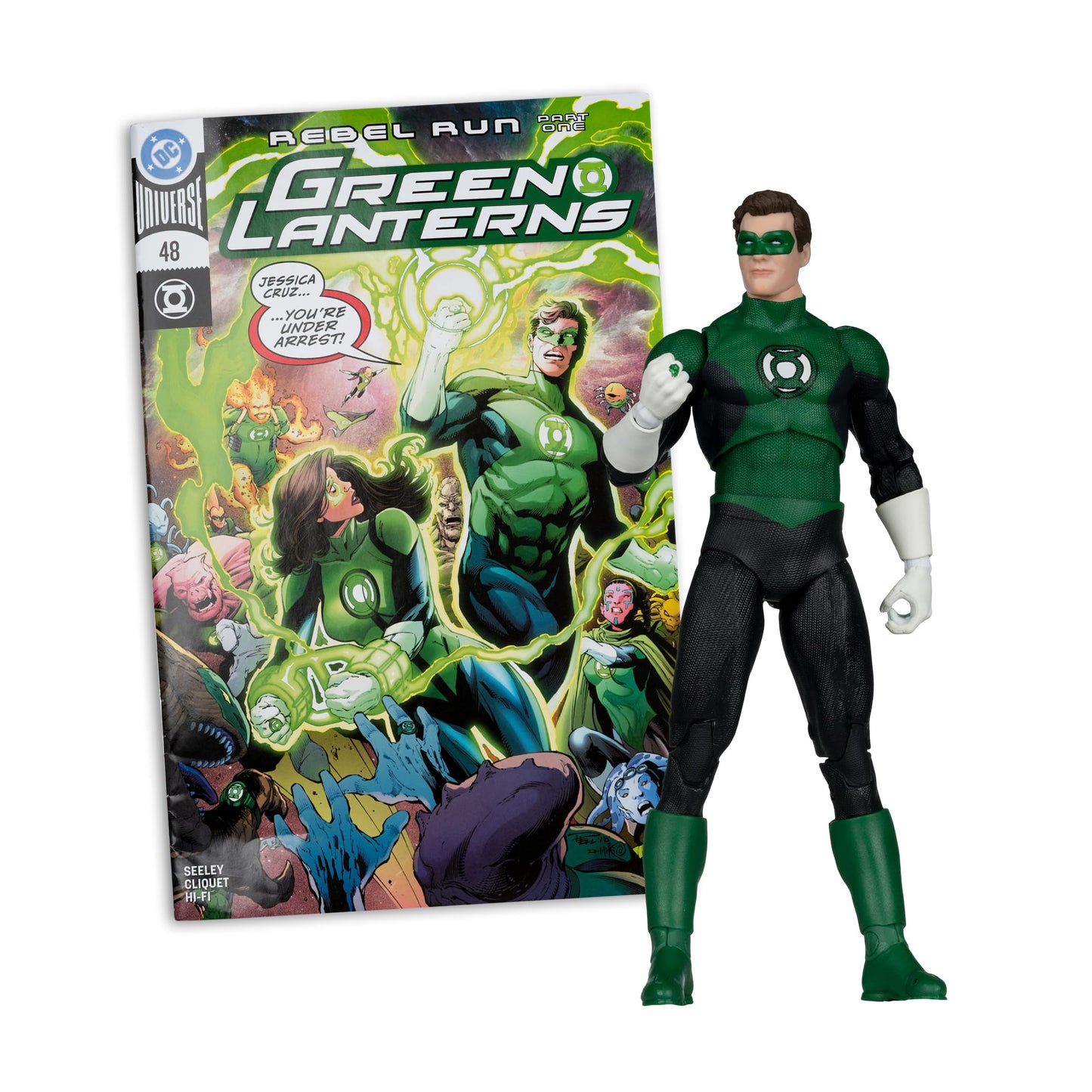 DC Direct - 7in Green Lantern Action Figure with Comic (Hal Jordan) Page Punchers - McFarlane Toys