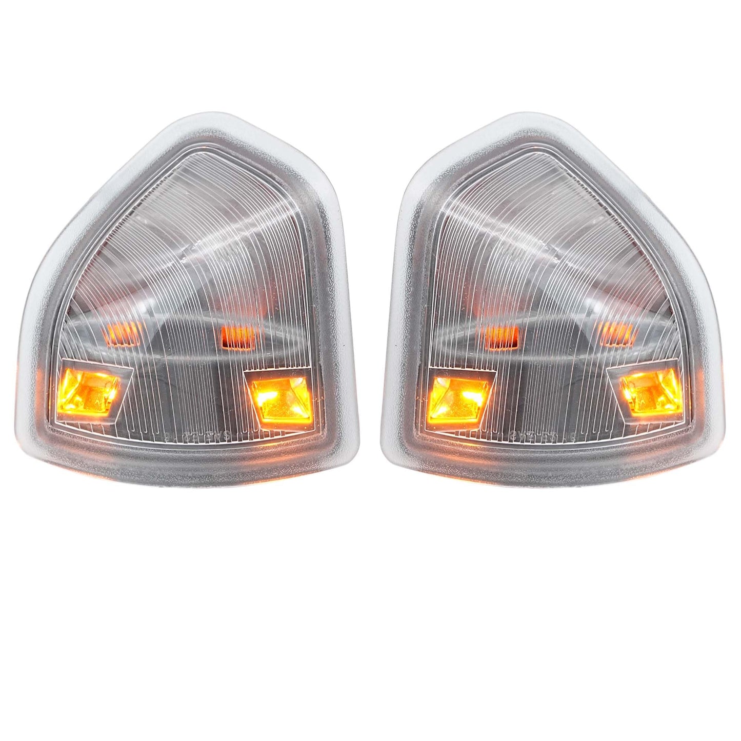 LEVANLIGHT 1 Pair LED Side Mirror Turn Signal Light, Left & Right Lamps Clear Cover Lens Compatible with Dodge Ram 1500 2500 3500 4500 5500 2010-2018, Replace# 68302828AA 68302829AA