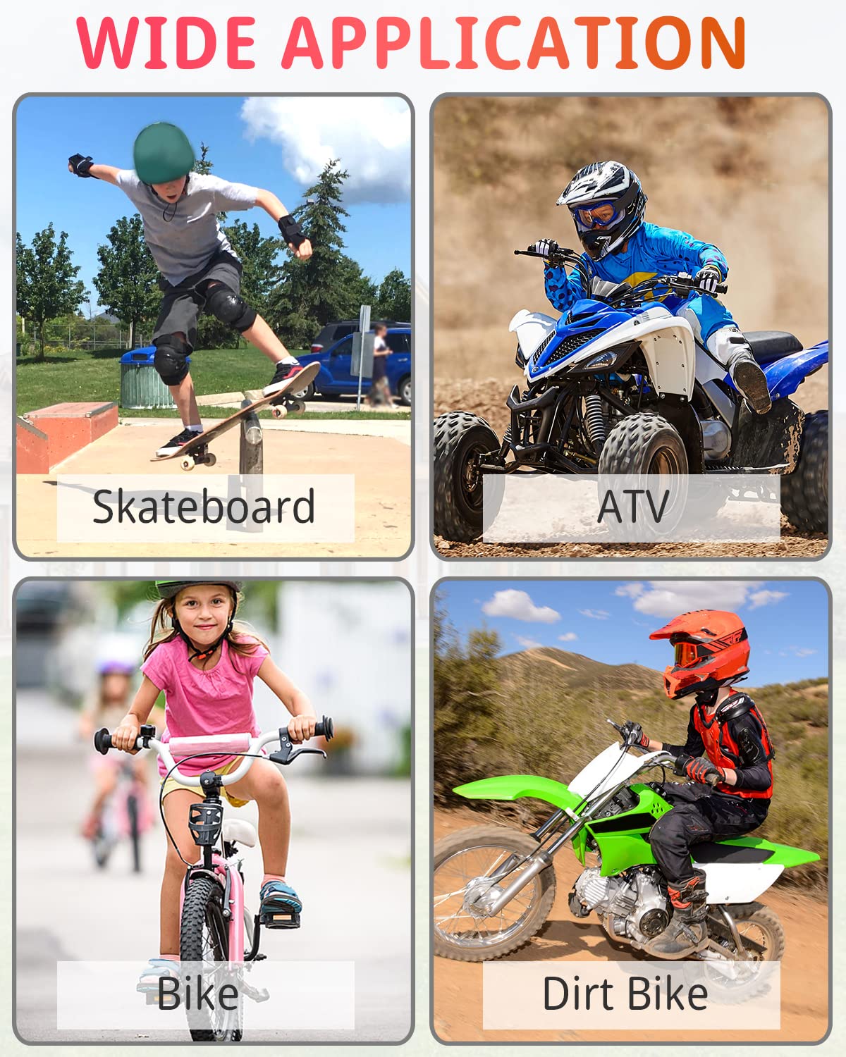Kids Dirt Bike Protection Gear-StarknightMT Youth Motorcycle Protective Riding Gear ATV Chest Protector Motocross Armor Suit for Boys Girls Mountain Biking Cycling, Blue