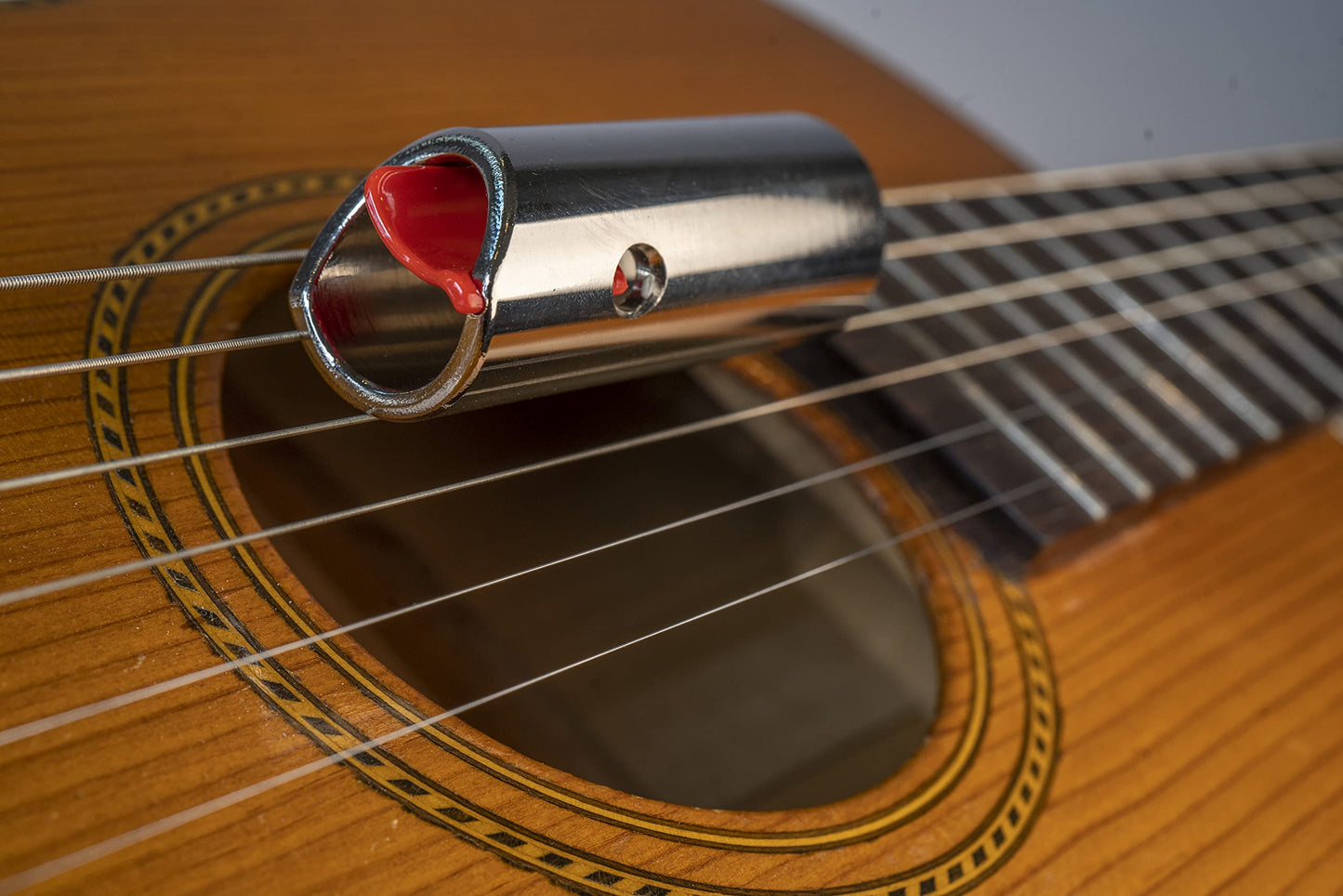 Black Mountain Guitar Slide - Nickel Plated, Spring-Loaded, Guitar Slide. Acoustic Guitar Slide, Electric Guitar Slide, Ukulele, Dobro, Lap Steel and .ore. Spring-fit, Premium Metal Guitar Sliders
