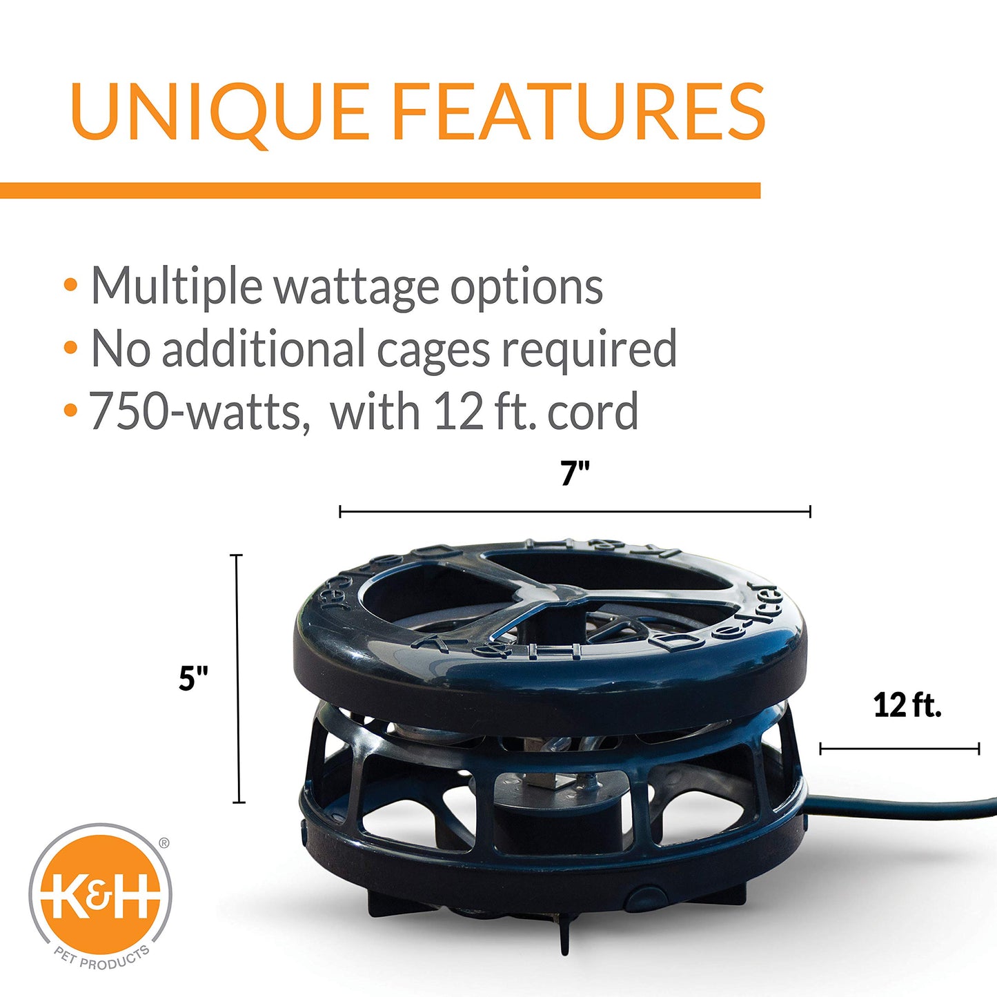 K&H Manufacturing 8175 Perfect Climate Deluxe 750-Watt Pond Heater