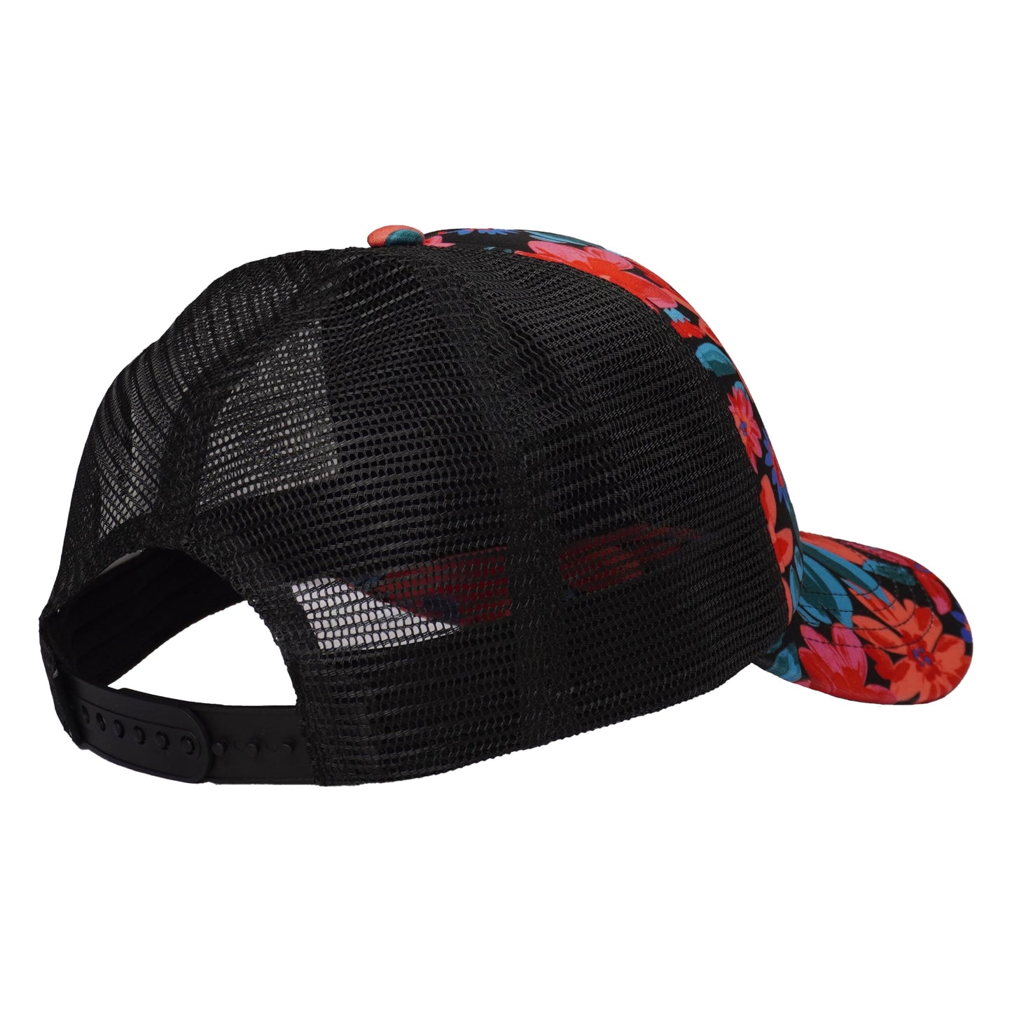 Roxy Women's Water Come Down Trucker Hat, Anthracite Floral Fiesta Big, One Size