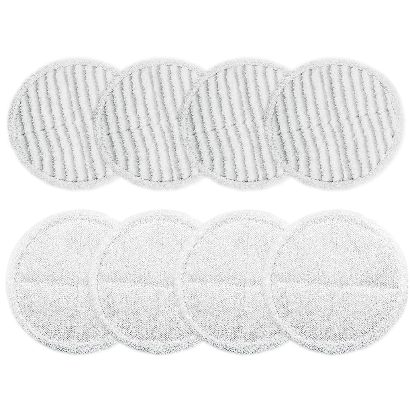 BIHARNT 8 Pack Spin-Wave Mop Replacement Pads Compatible with Bissell Spin-Wave 2039,2039A,2124,2307,23157,20391,20399 Series Steam Mop Pads for Bissell Spin-Wave Hard Floor Cleaner