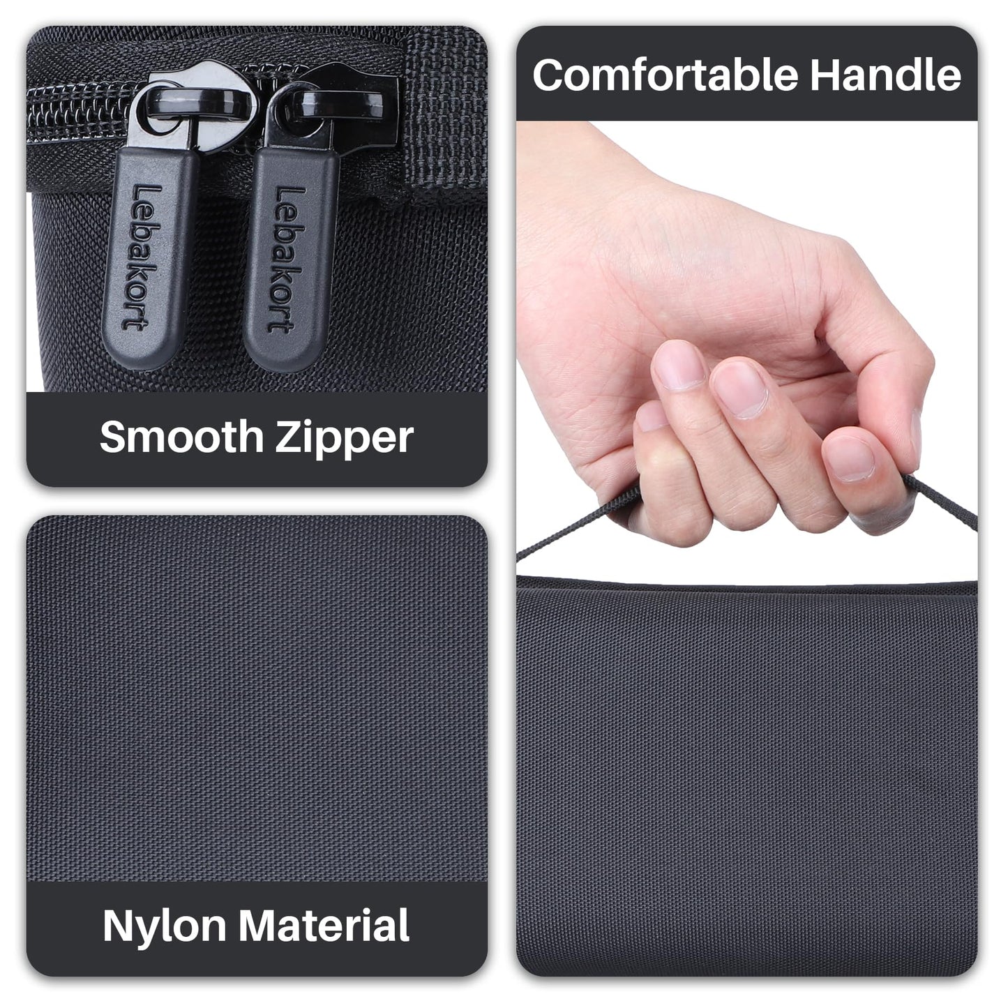 Lebakort Storage Case Compatible with Zoom H6essential / H5studio Handy Recorder