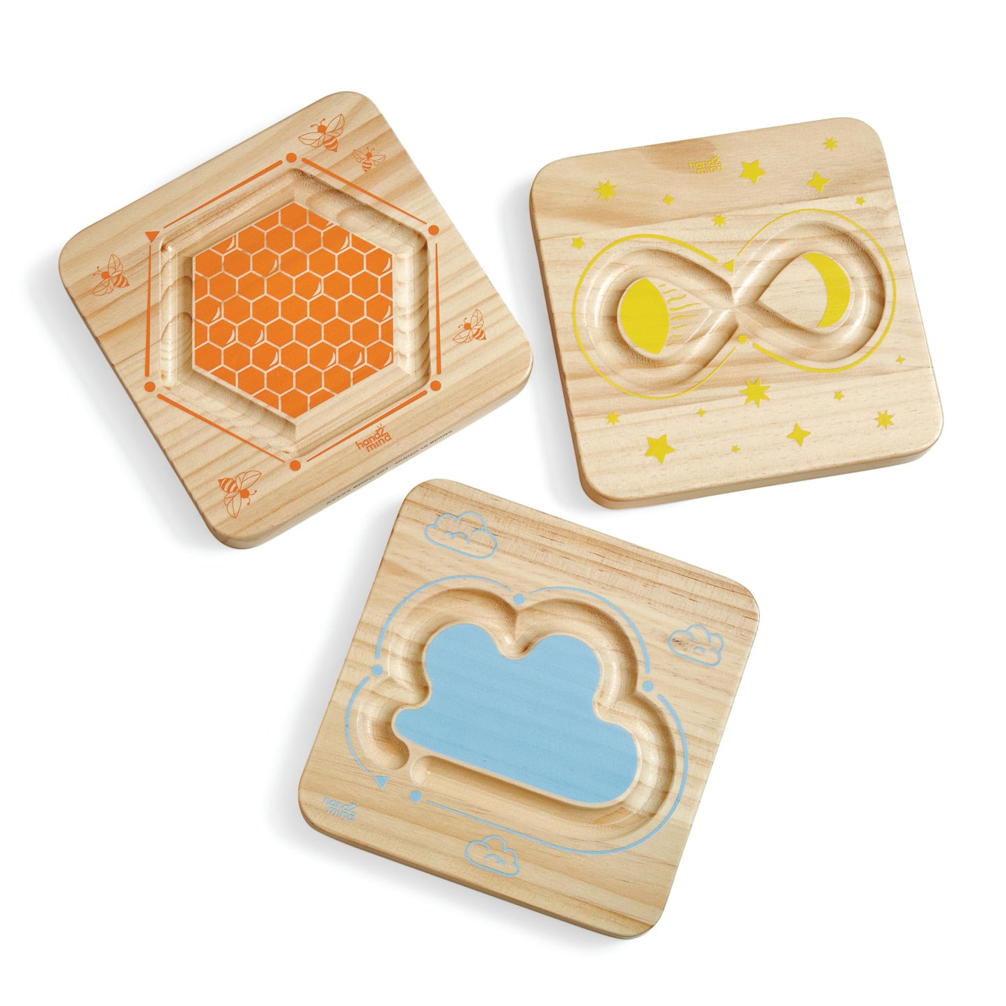 hand2mind Wooden Mindful Maze Set