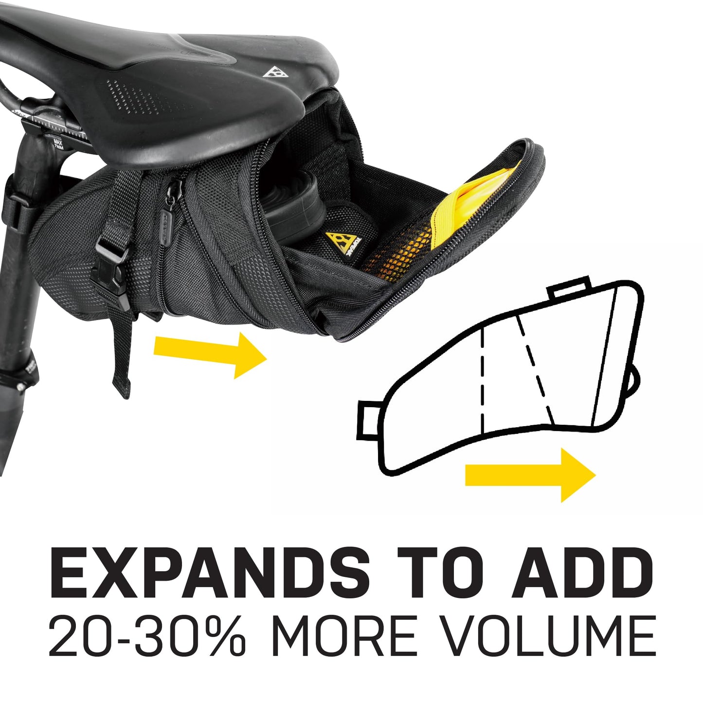 Topeak Aero Wedge Pack with Buckle, Medium
