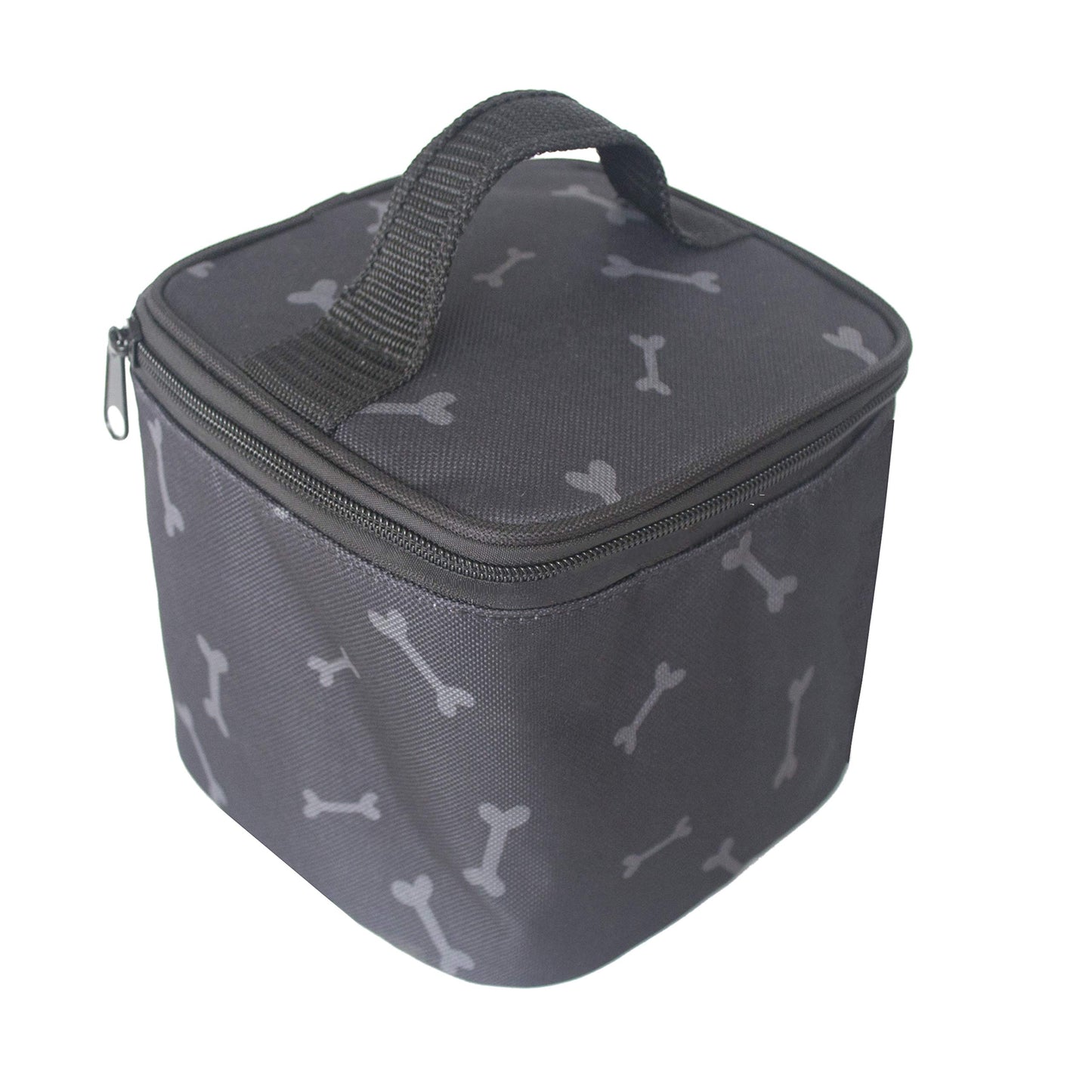 MYDAYS Dog Travel Bag, Pet Luggage Suitcase Weekend Tote Carrier with Collapsible Bowl, Pet Luggage Suitcase Weekend Tote Carrier with Collapsible Bowl (Black)