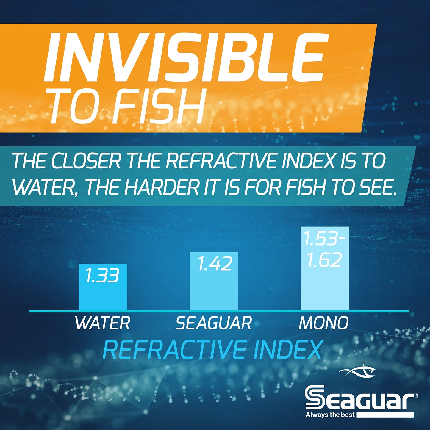 Seaguar Invizx Fluorocarbon 200-Yards Fishing Line (17-Pounds)