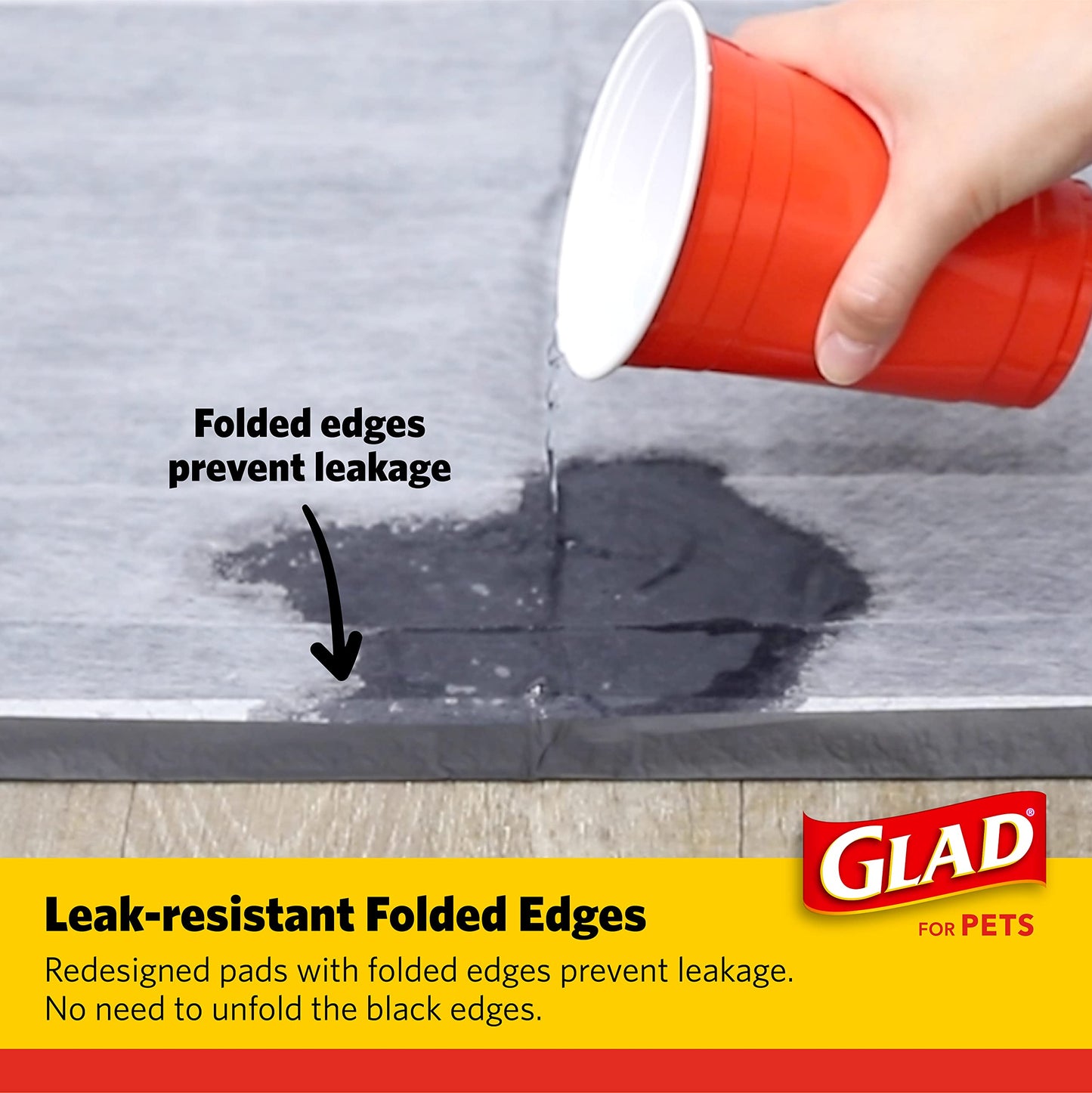 Glad for Pets Black Charcoal Puppy Pads | Puppy Potty Training Pads That Absorb & NEUTRALIZE Urine Instantly | New & Improved Quality, 150 Count, size: 150 count