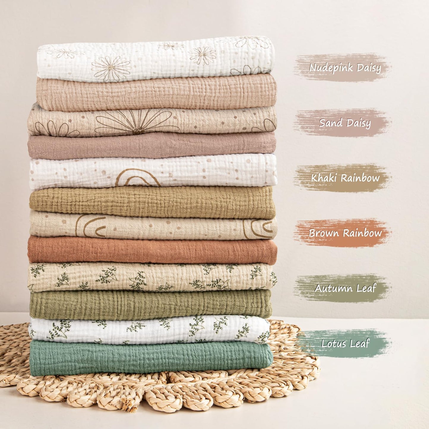 lulumoon Muslin Bassinet Sheets Baby: Cotton Bassinet Sheets Fitted for Boys and Girls - for Oval Rectangle or Hourglass Mattress