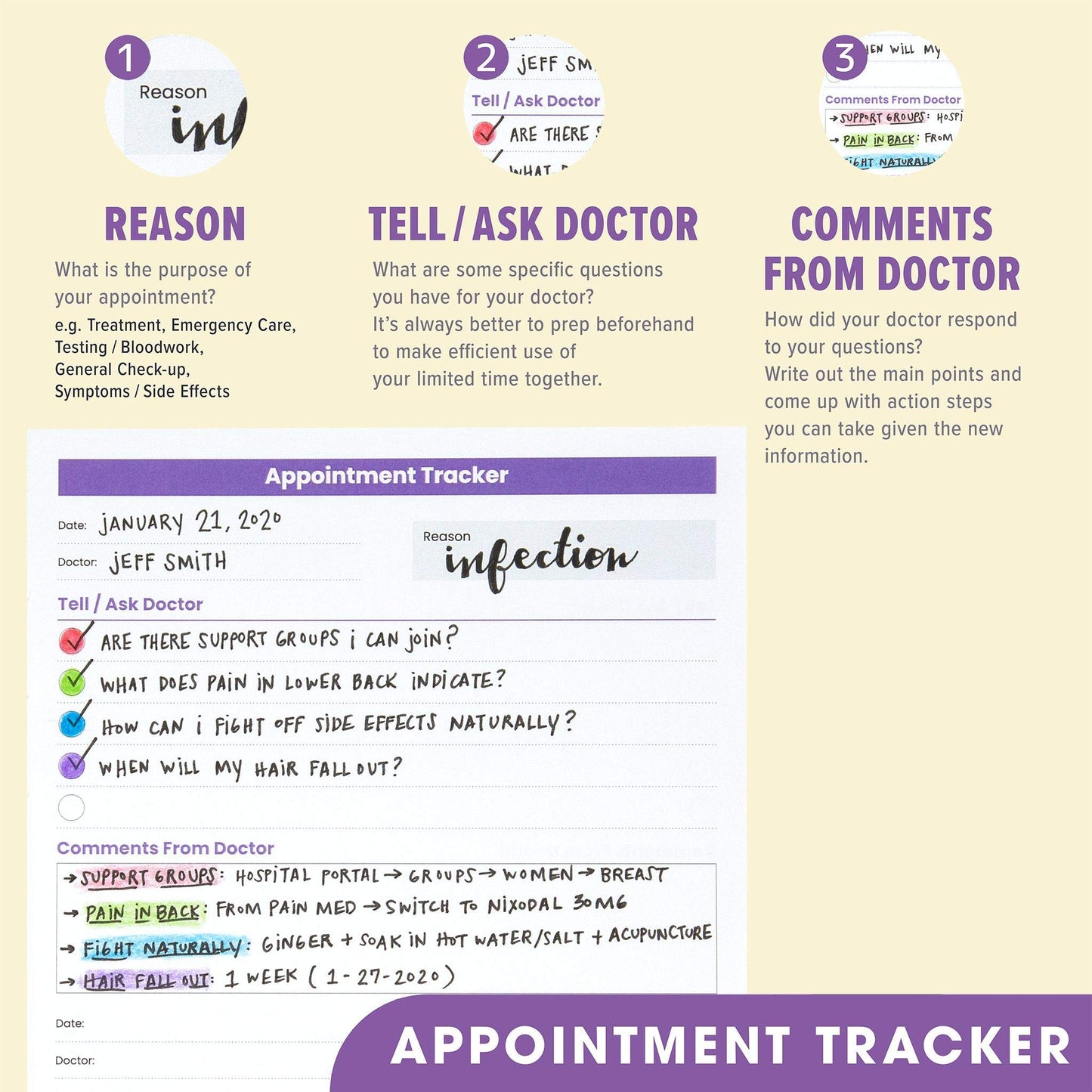 CanPlan Cancer Planner - The Only Planner Made to Help You Fight Cancer Day by Day - Undated, Daily Organizer - Best Cancer Gift