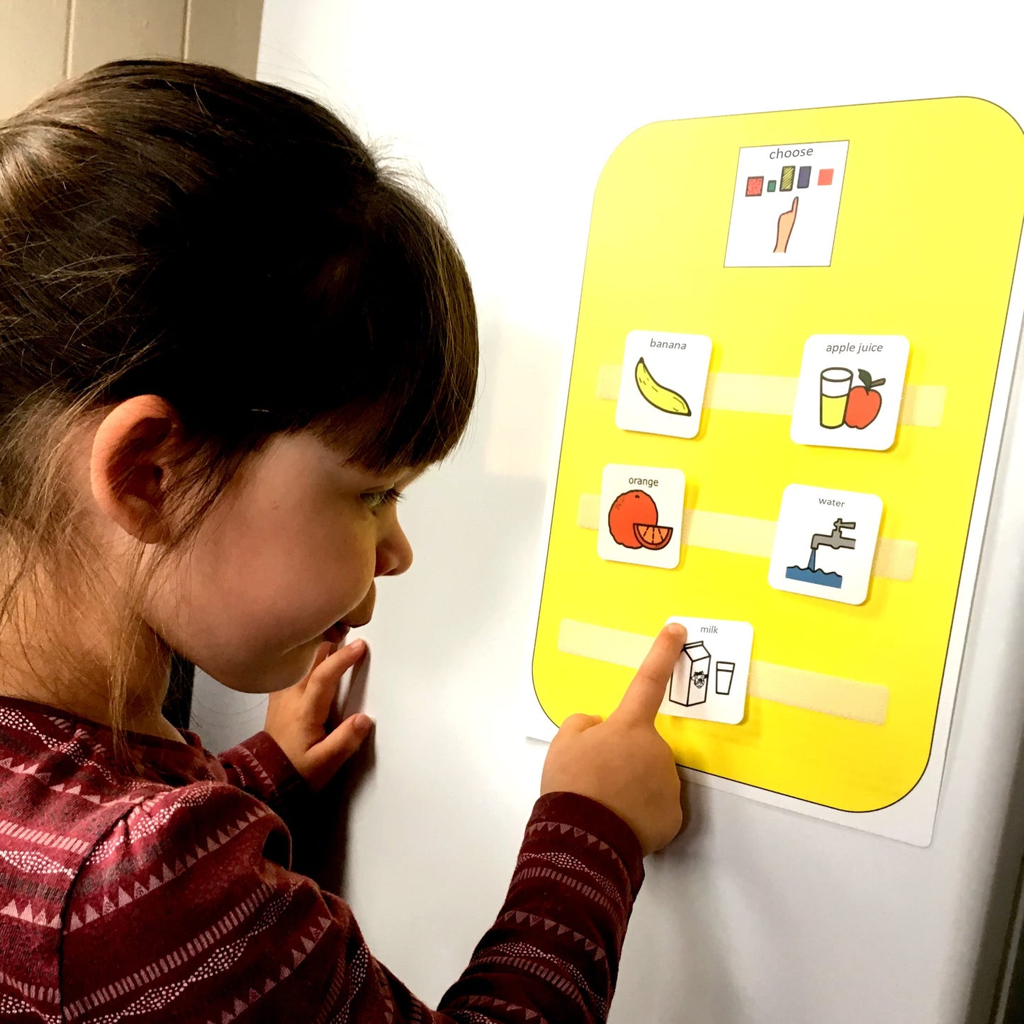 Snack Choice Board Nonverbal Communication – Visual Schedule for Kids -16 x Autism Communication Cards – Special Education Classroom Must Haves