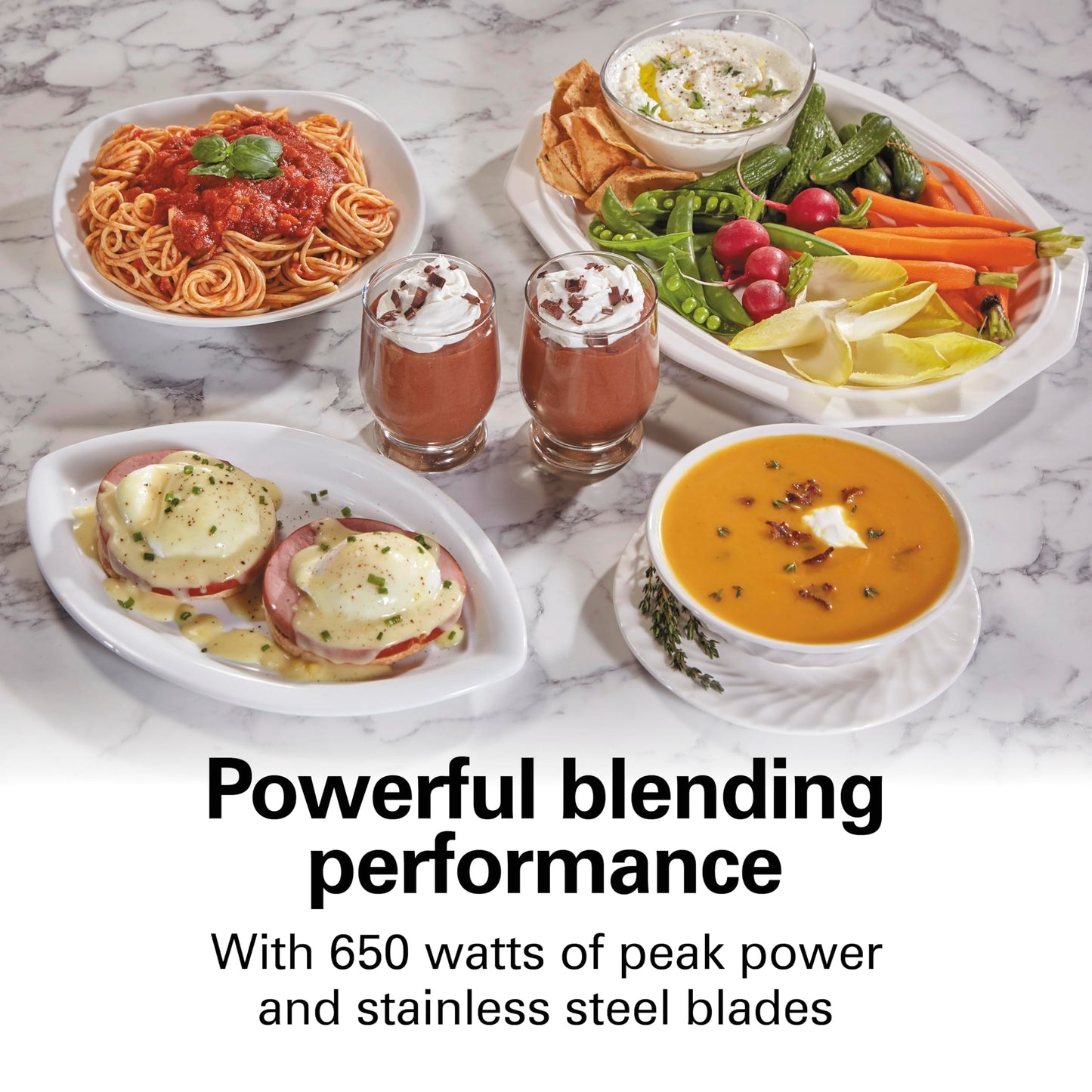 Hamilton Beach MultiBlend Smoothie Blender System, 650W, 4 Shatterproof BPA-Free Jars & Lids, 32 oz Jar, 8 oz Grinder, 2 Travel Cups, Black and Stainless, 52400