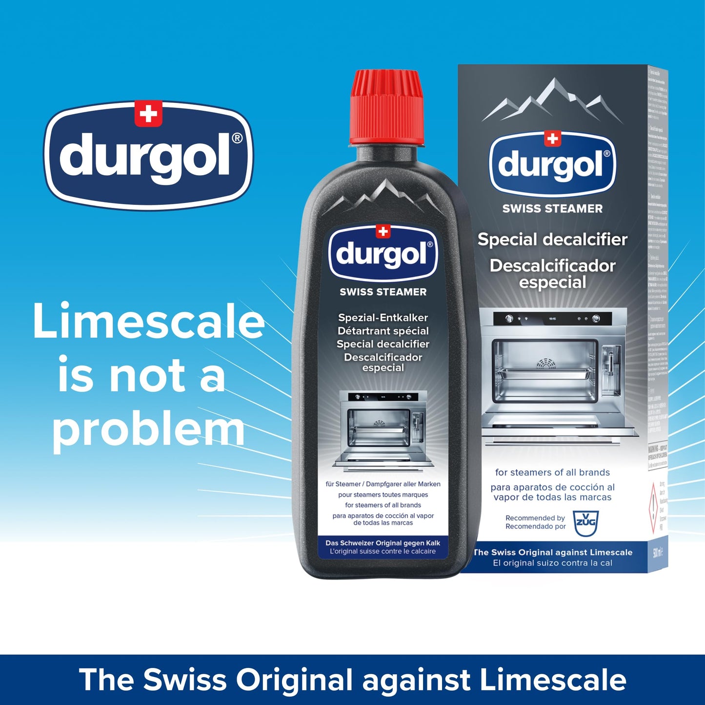 Durgol Swiss Steamer Descaler/Decalcifier for Ovens, 16.9 Fluid Ounce Bottle