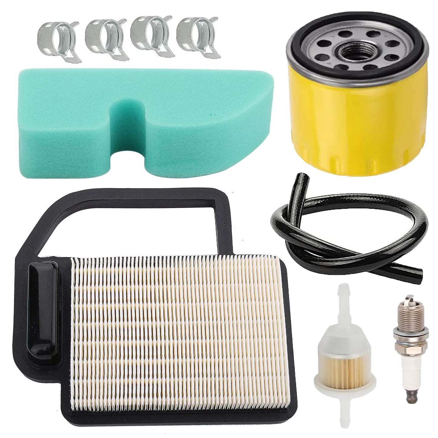Jinerdony 20 083 02-S Air Filter 52 050 02-S Oil Filter Tune Up Kit suitable for Kohler Courage 15 16 17 18 19 20 21 22 HP YTH21K46 YTH20K46 Engines KH-20-083-02-S KH-20-883-02-S1