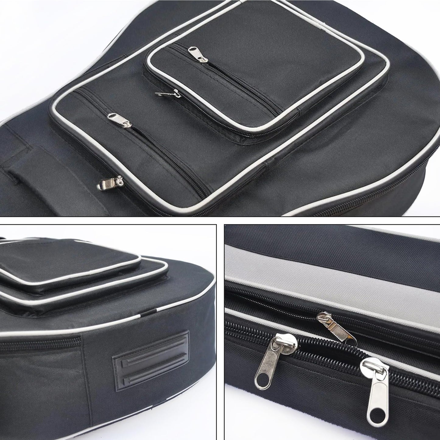 Tosnail 41 Inch Full Size Padded Acoustic Guitar Gig Bag with Backpack Shoulder Strap, 2 Carry Handle & 5 Pockets - Bonus Guitar Strap