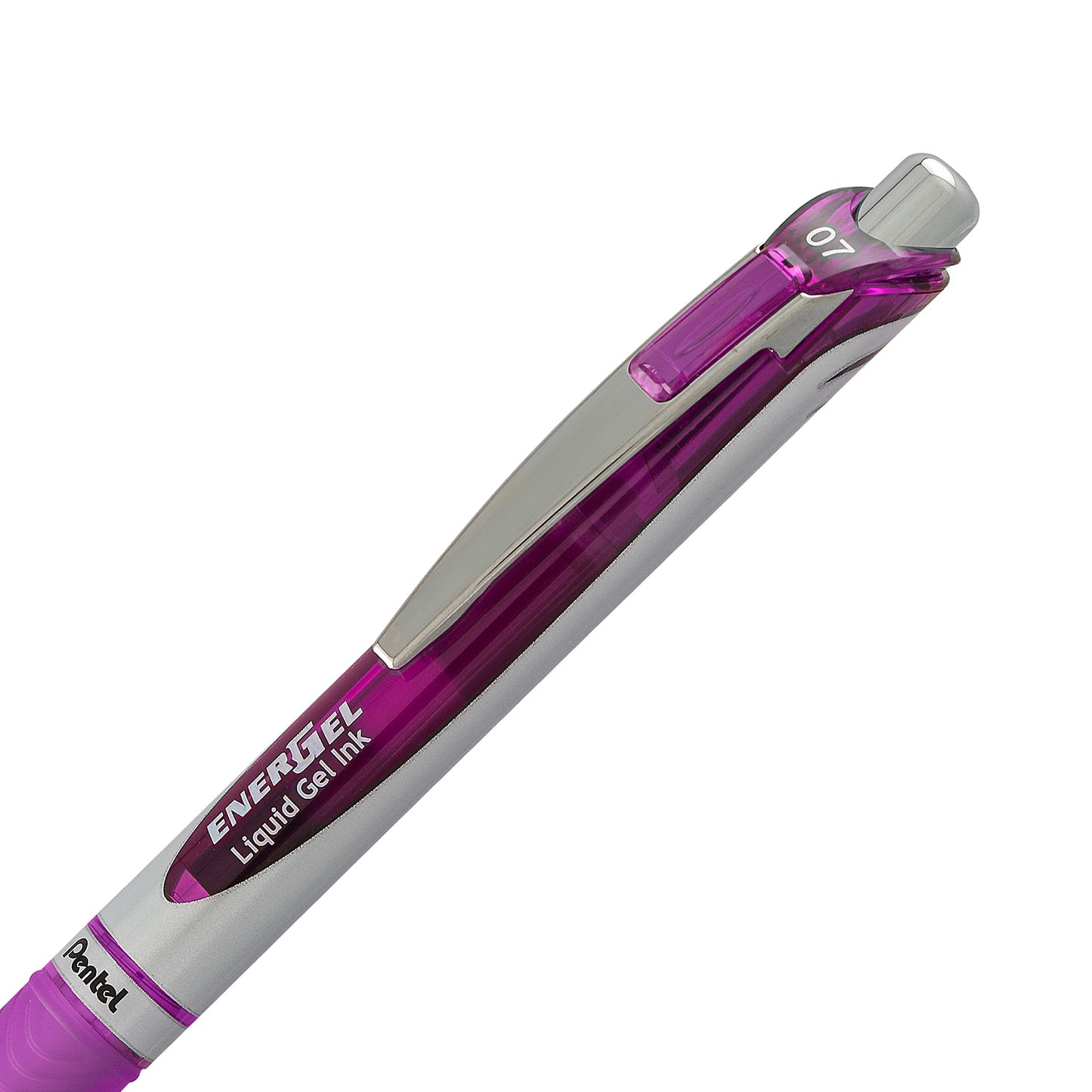 Pentel EnerGel RTX Retractable Liquid Gel Pen, (0.7mm) Medium Line, Metal Tip, Assorted Ink, 10-Pk (BL77BP10M)