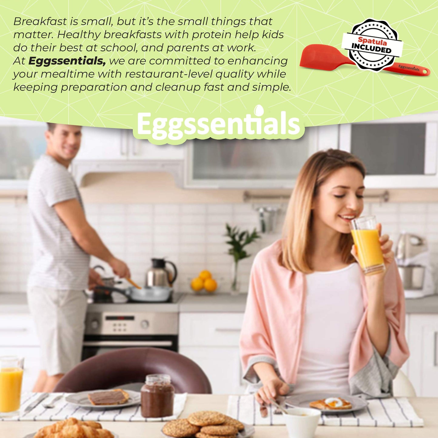 Egg Poacher Pan Nonstick Poached Egg Maker, Stainless Steel Egg Poaching Pan, Poached Eggs Cooker Food Grade Safe PFOA Free with Spatula