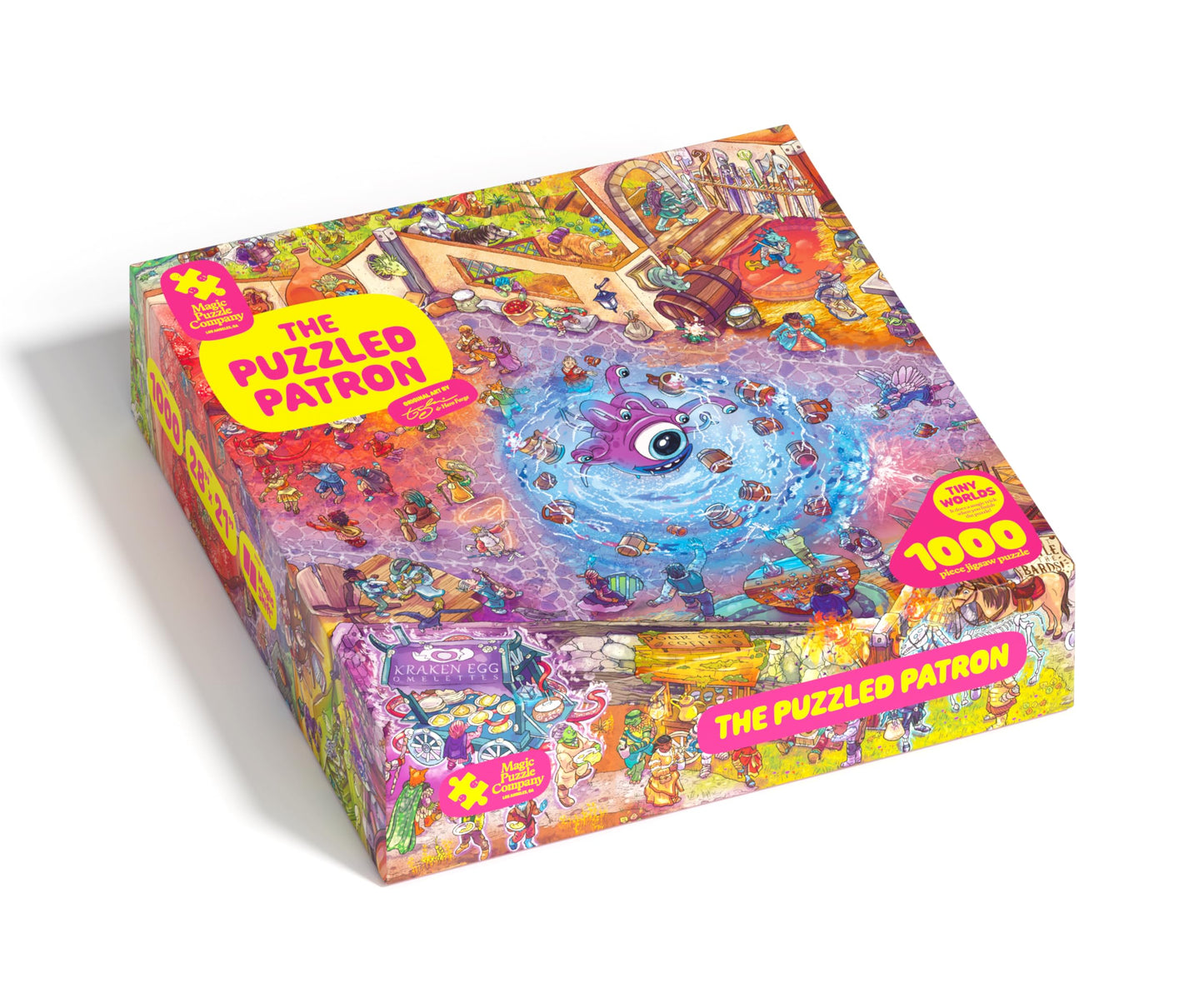 The Puzzled Patron • 1000-Piece Jigsaw Puzzle from The Magic Puzzle Company • Series Three