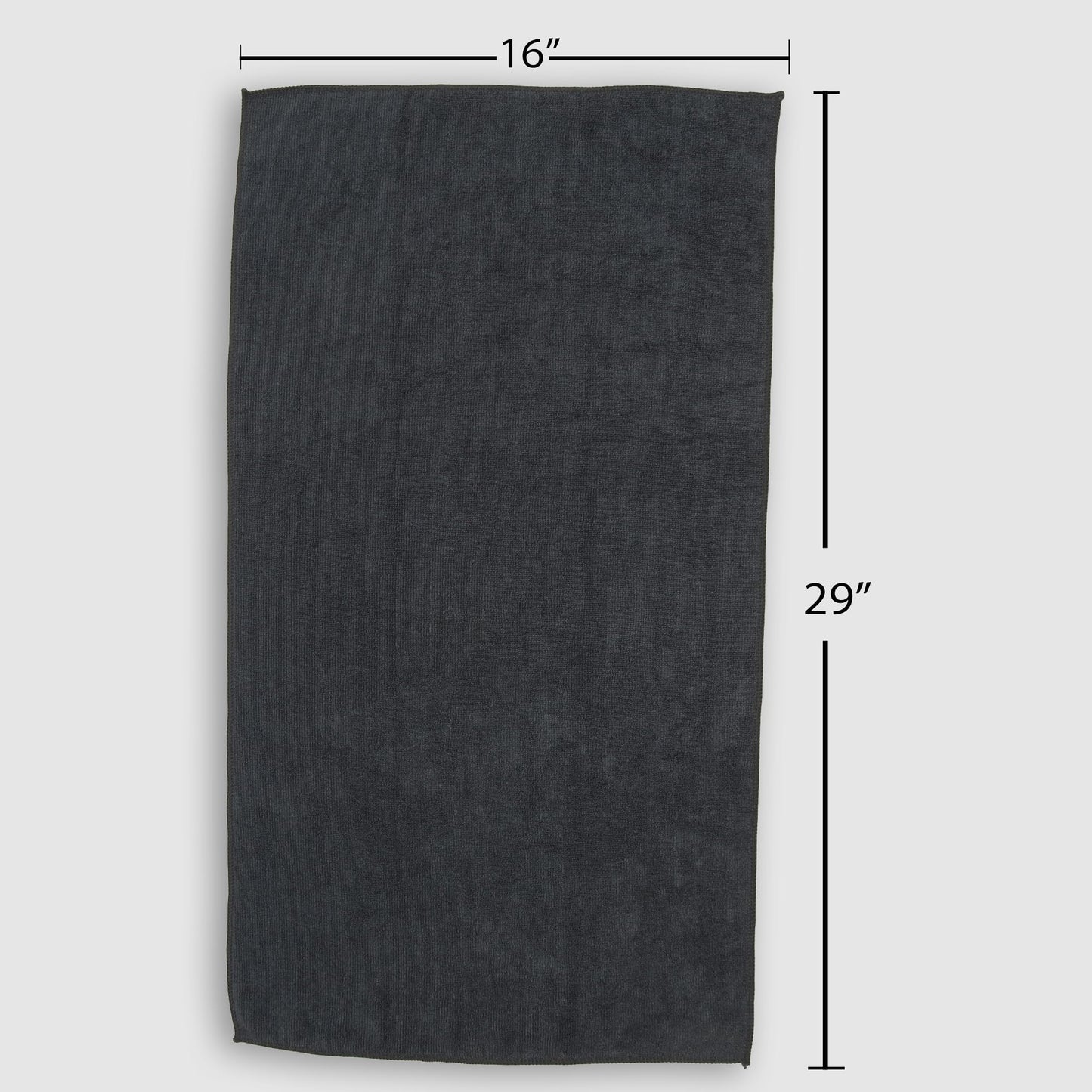 Softees Towels with Duraguard, Black, 10-Pack