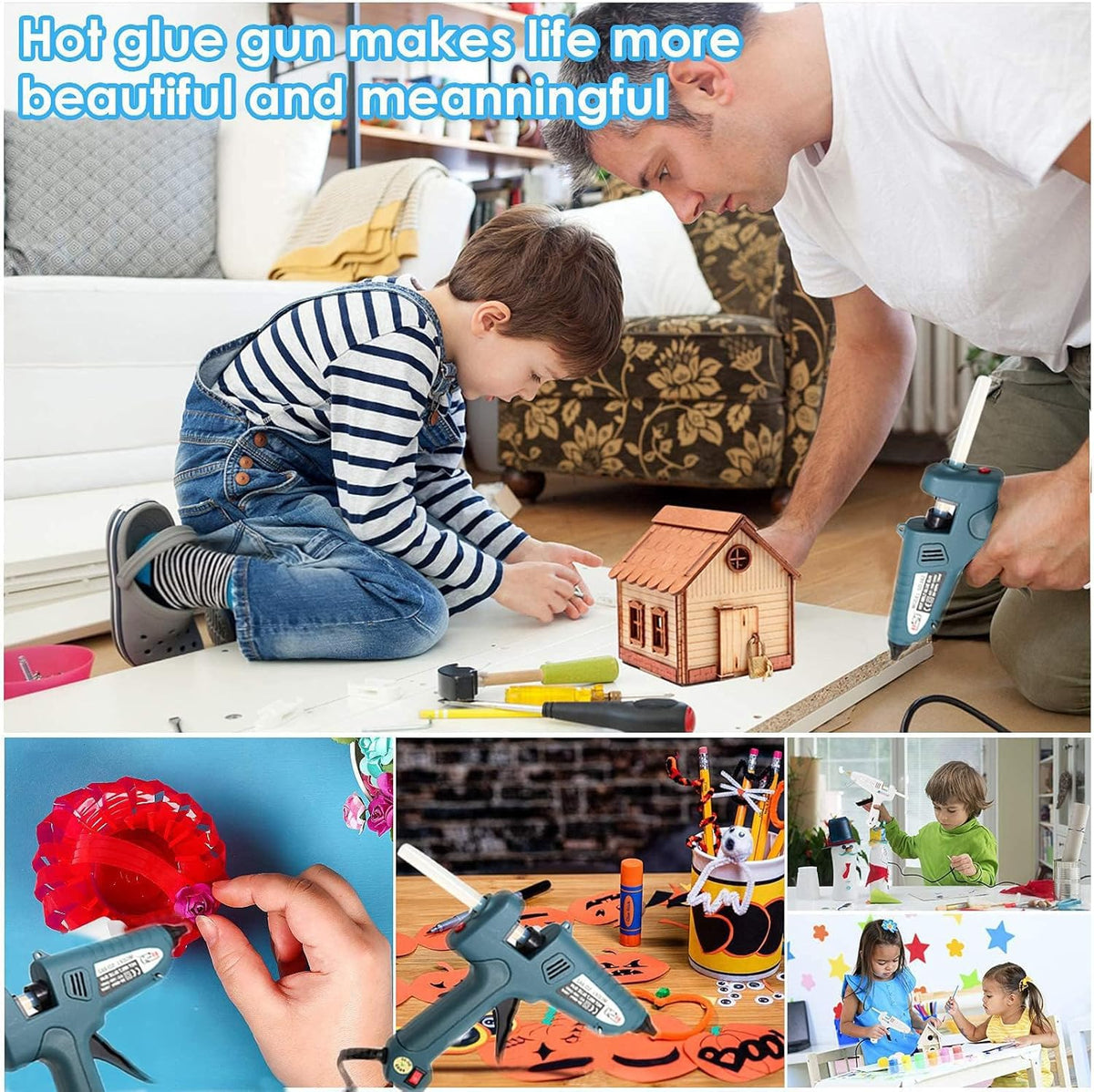 Professional Hot Glue Gun Kit, Full Size