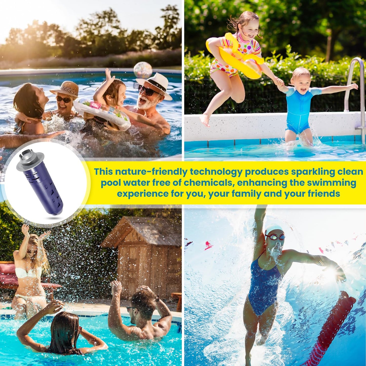 Replacement for Nature2 Duoclear 45 Cartridge W28002 W26002 for All Zodiac Duoclear & Nature2 Fusion, Fusion Soft, Vision Pro System Aboveground Ingroud Swimming Pool Up to 45,000 Gallons