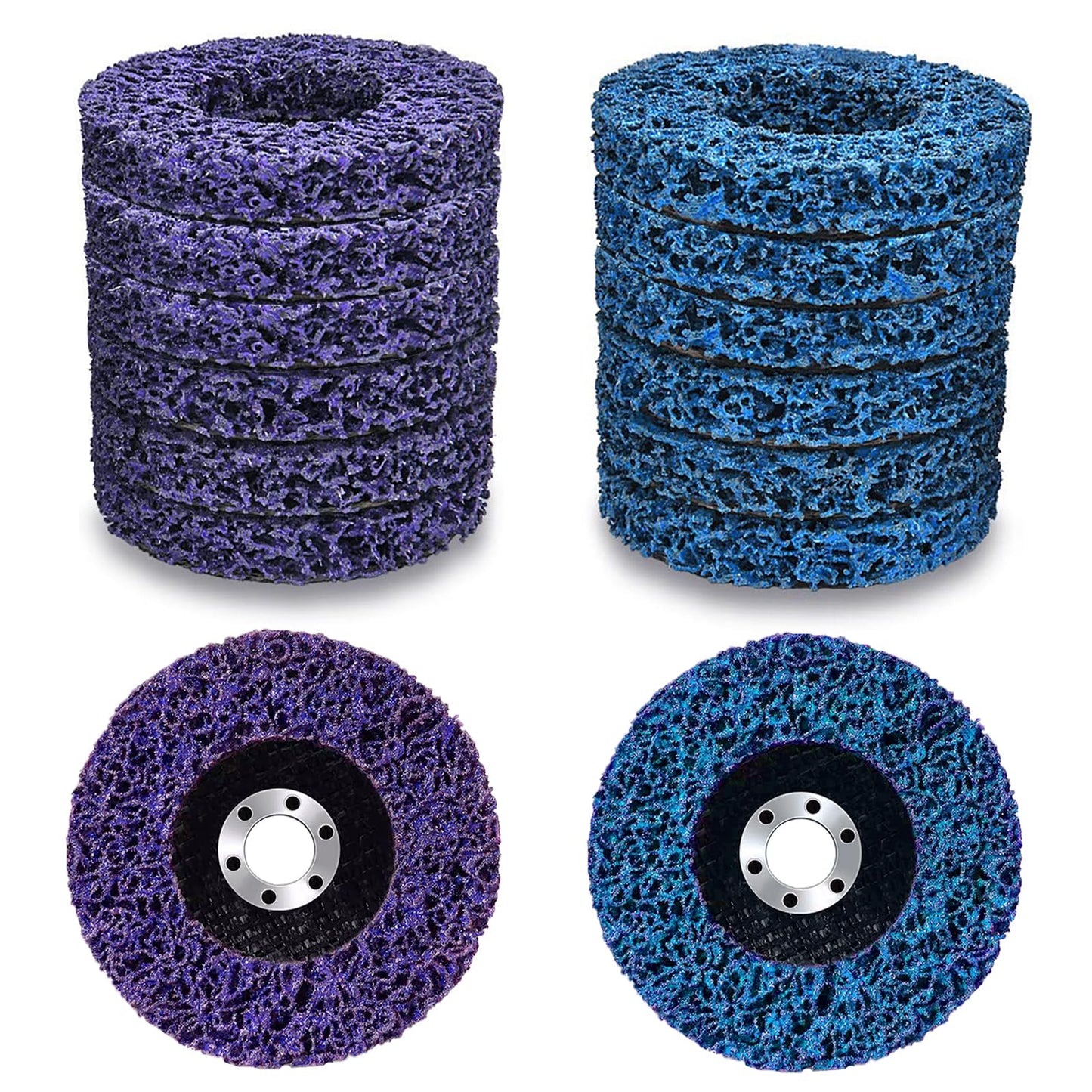 12 PCS Strip Discs Paint Stripper Discs, Wimayo 4-1/2 "x 7/8" Stripping Wheel Rust Remover Grinder Disc for Angle Grinder to Clean and Remove Rust, Paint ＆ Oxidation