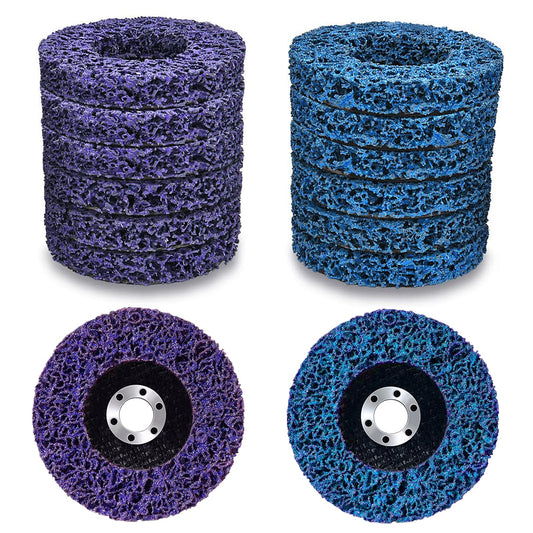 12 PCS Strip Discs Paint Stripper Discs, Wimayo 4-1/2 "x 7/8" Stripping Wheel Rust Remover Grinder Disc for Angle Grinder to Clean and Remove Rust, Paint ＆ Oxidation