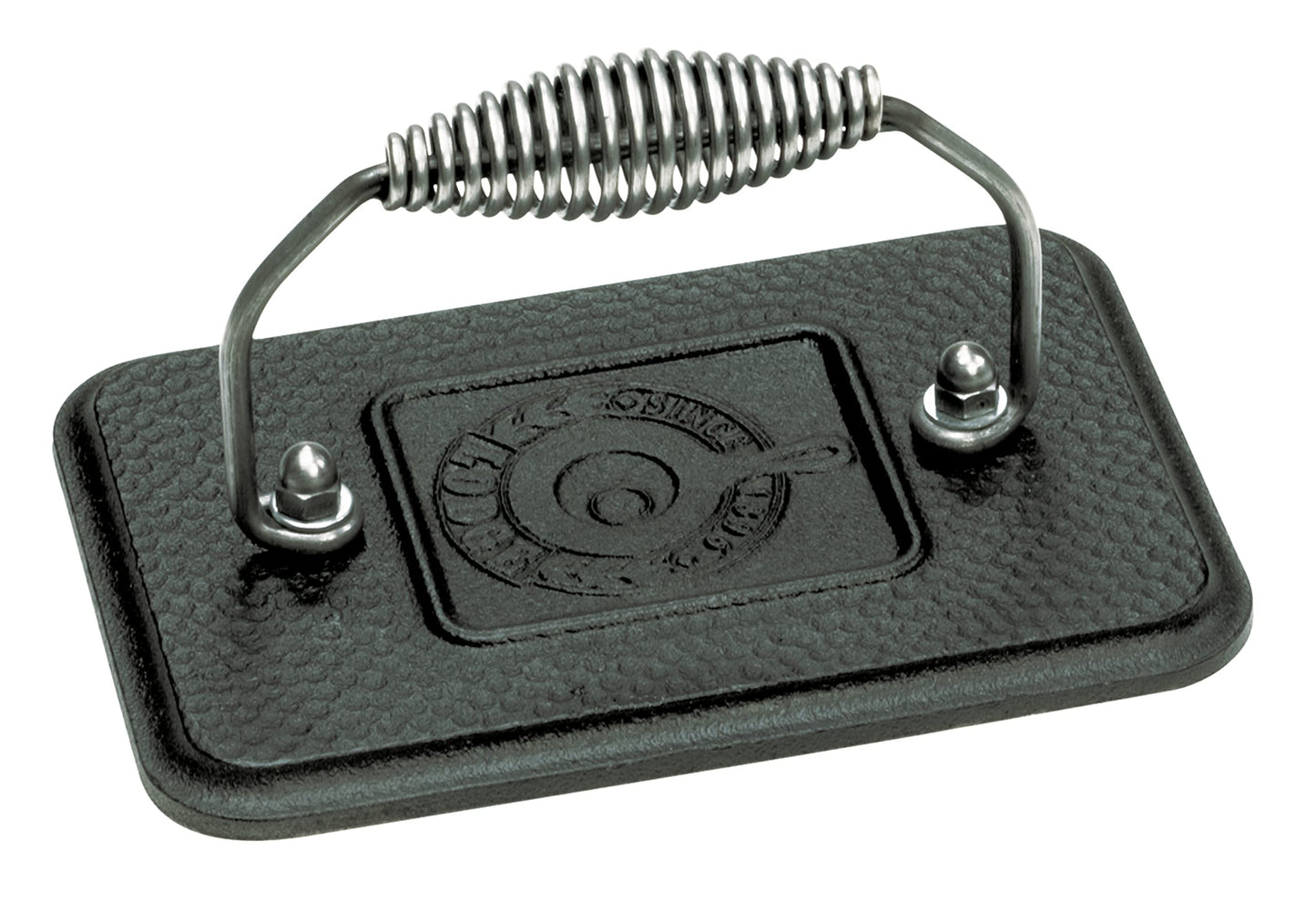 Lodge LGP3 Logic Pre-Seasoned Rectangular Cast-Iron Grill Press (Black)