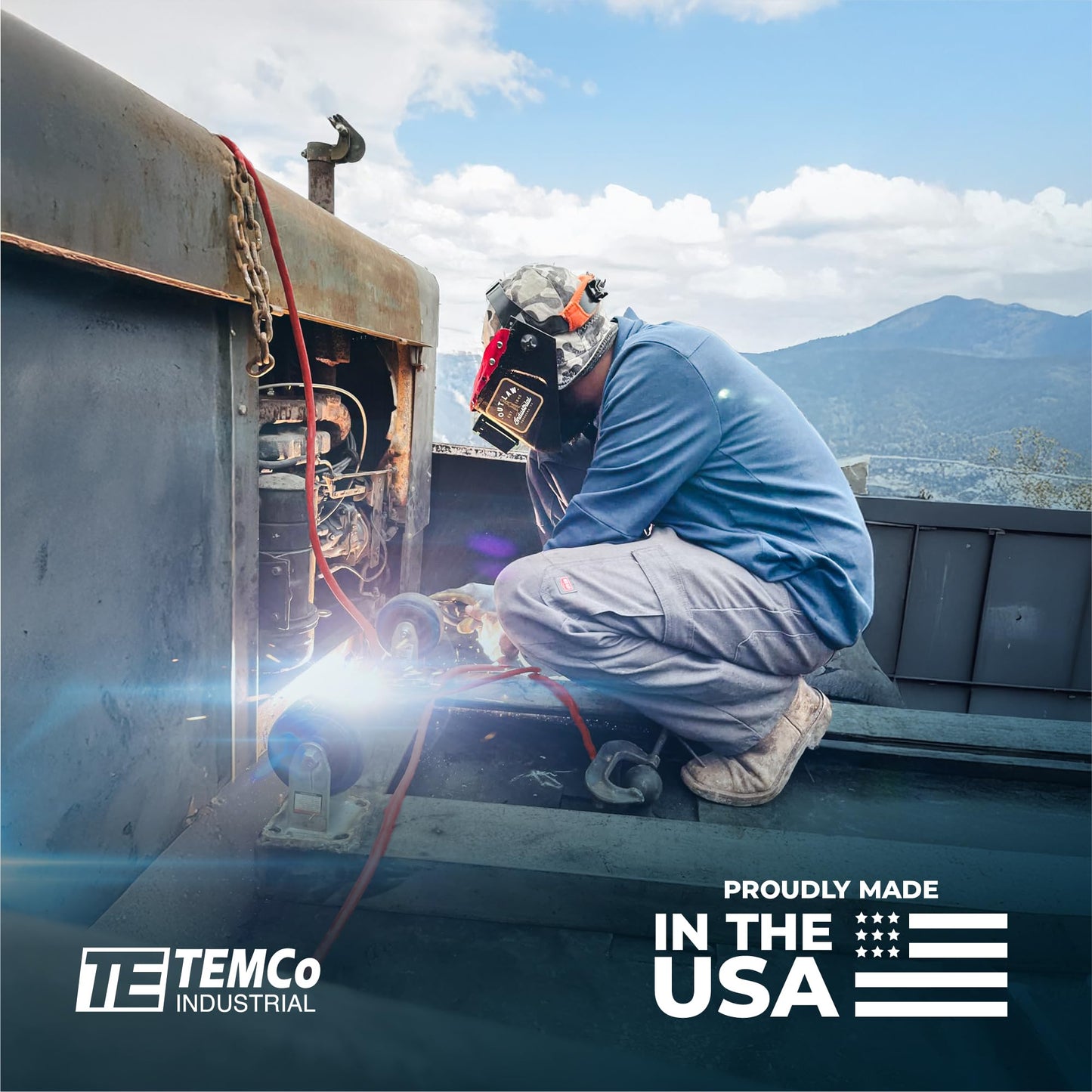 TEMCo Welding Lead & Car Battery Cable WC0202-50' Black/Red (25' Blk, 25' Red) 6 Gauge AWG