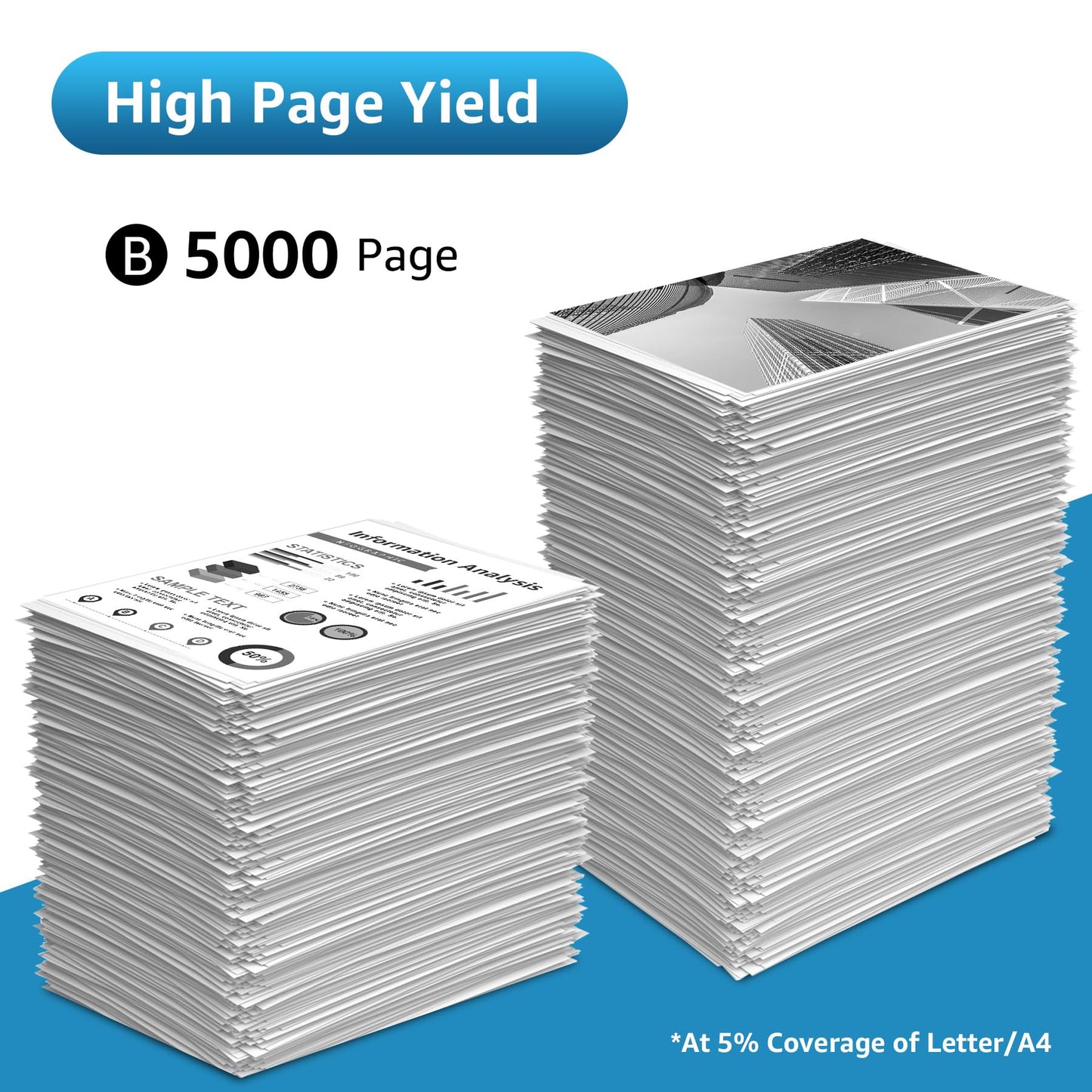 Compatible 50F1H00 Toner Cartridge Replacement for 501H Toner for MS310 MS410 MS510 MS610 MS310d MS310dn MS312 MS312DN MS315 MS315dn MS410d MS410dn MS415 MS415DN MS510dn MS610DN(1 Pack)