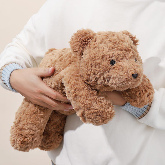 20.5" Soft Teddy Bear Stuffed Animal, Sturdy and Fluffy Brown Bear Plush Toy for Kids Cuddle, Cute Hugging Pillow Toy for Kids (20.5"x7.9"x5.9")