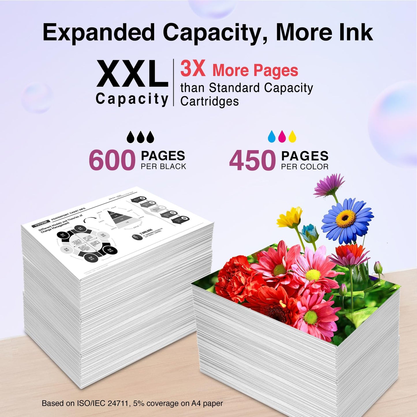 Cyloral PG-240 XL/CL-241 XL Ink Cartridges for Canon Printer Ink 240 241 PG-240XL CL-241XL for PIXMA MG3620 TS5120 MG2120 MG3120 MG4120 MG2220 MG3220 MG3520 Black/Tri-Color 2 Pack Replacement