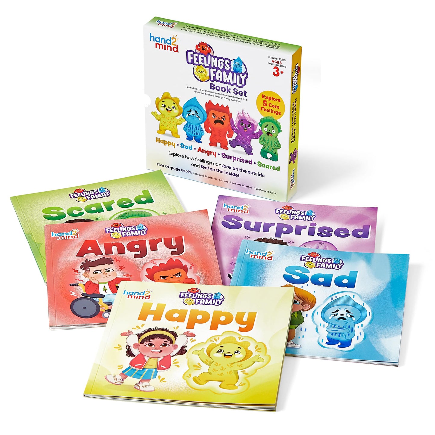 hand2mind Feelings Family Core Feelings Book Set