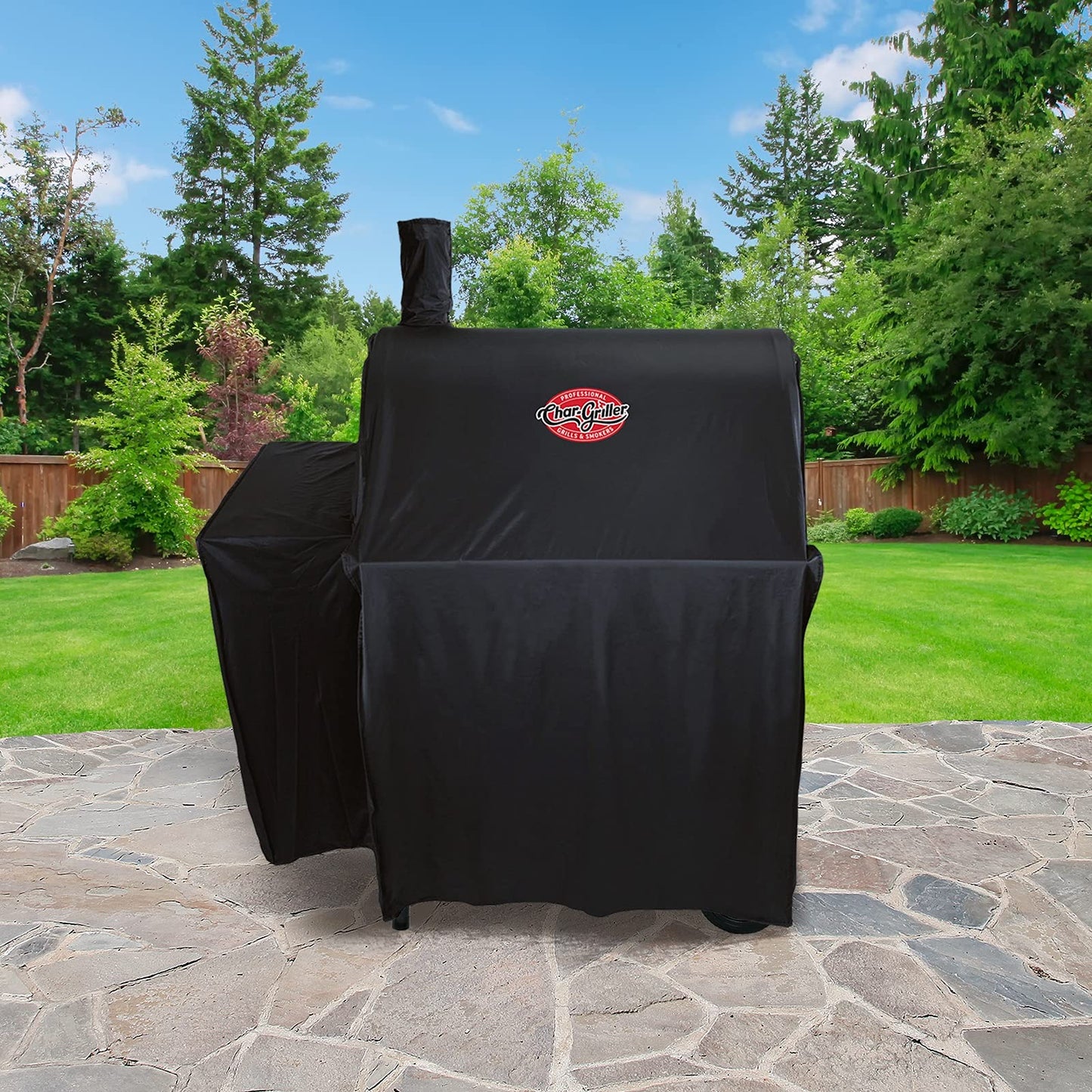 Char-Griller 5555 Grill Cover, Fits 2121, 2828 and all Char-Griller Smokers