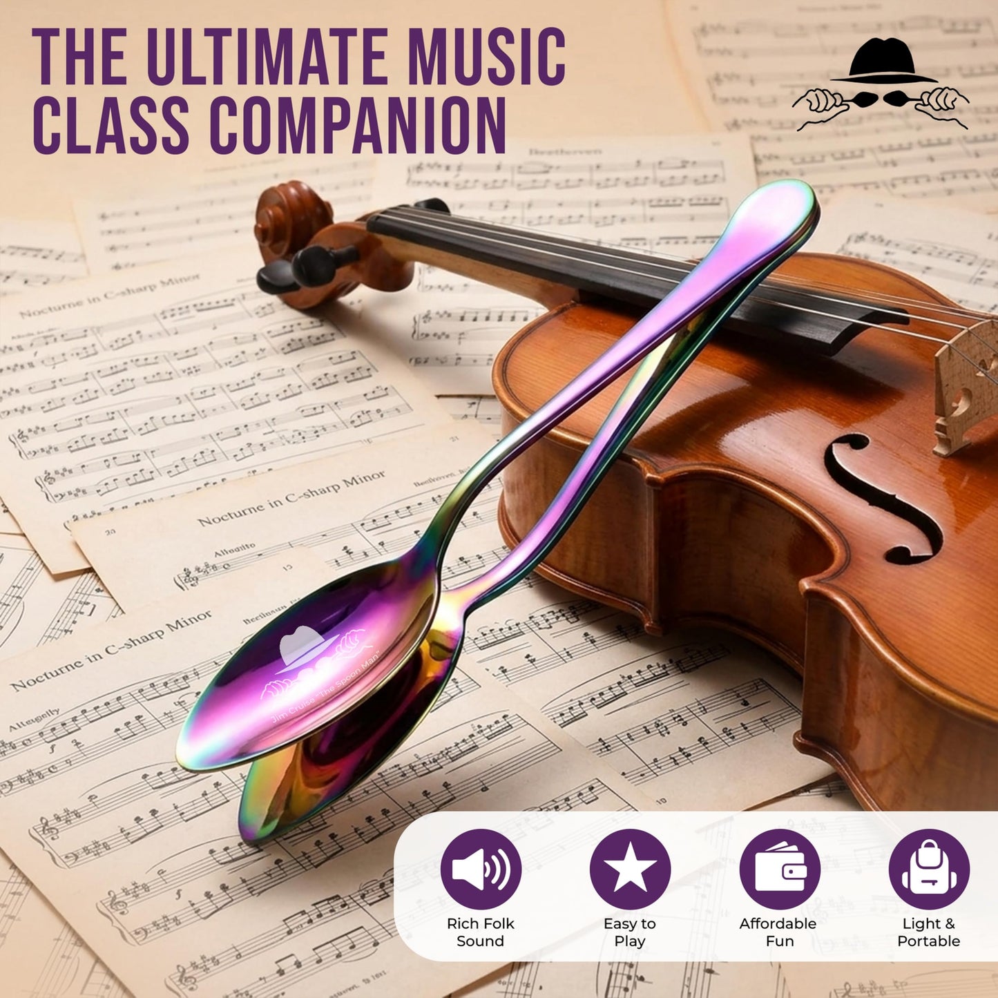 Musical Spoons Percussion Pro Instrument