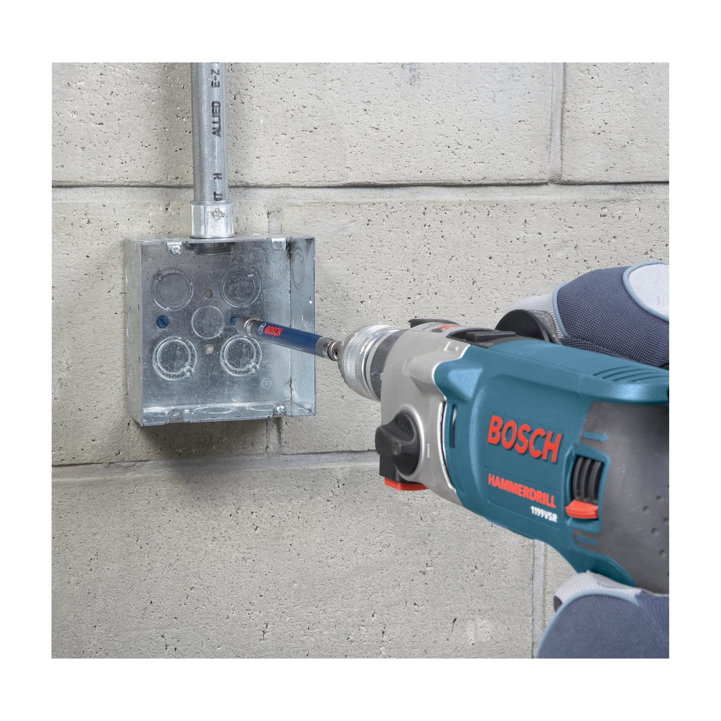 Bosch T3926SC 13 in. Extension Carbide SDS-Plus Speedcore Thin-Wall Core Bit for Removal of Masonry, Brick and Block