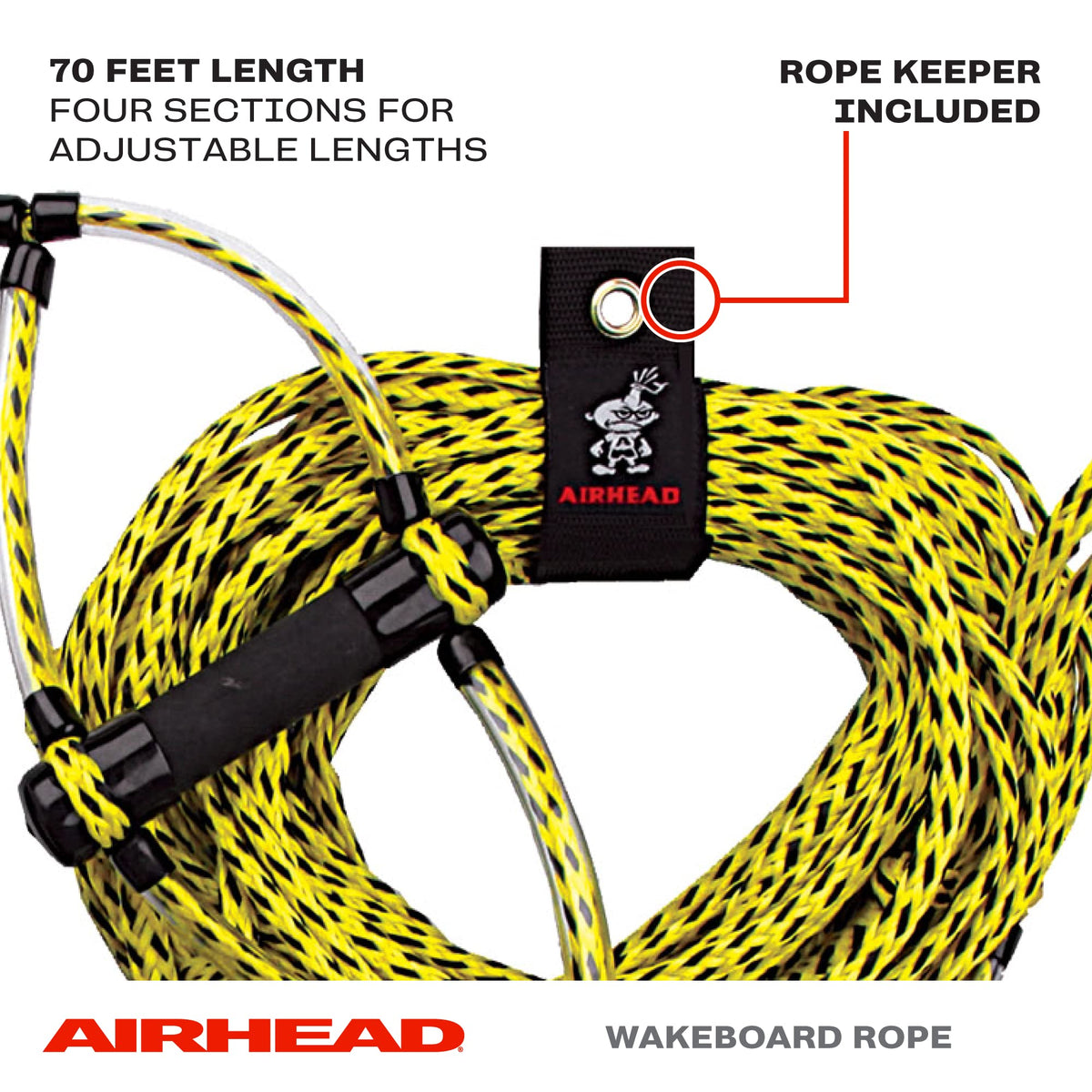 Airhead AHWR-1 4-Section Wakeboard Rope