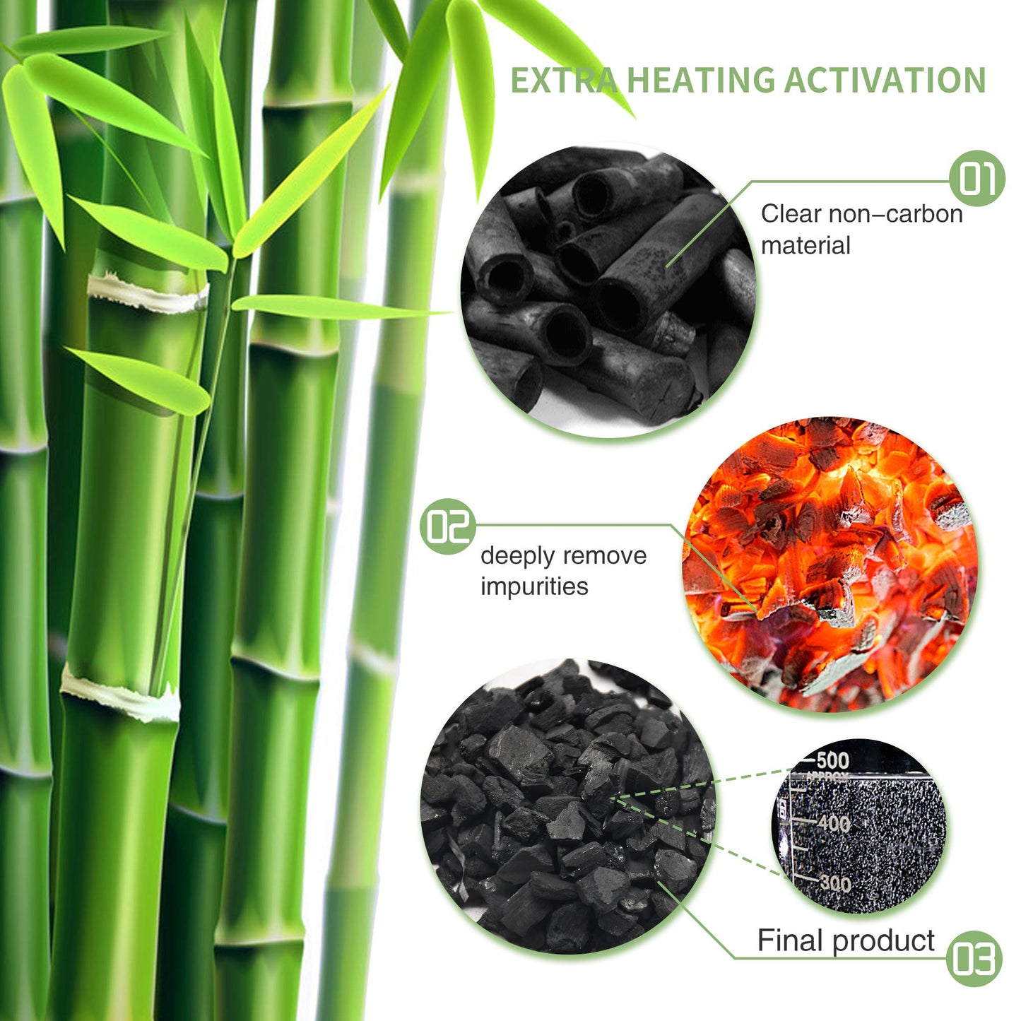 12 Pack Bamboo Charcoal Air Purifying Bag, Activated Charcoal Bags Odor Absorber, Moisture Absorber, Natural Car Air Freshener, Shoe Deodorizer, Odor Eliminators For Home, Pet, Closet (8x50g, 4x200g)