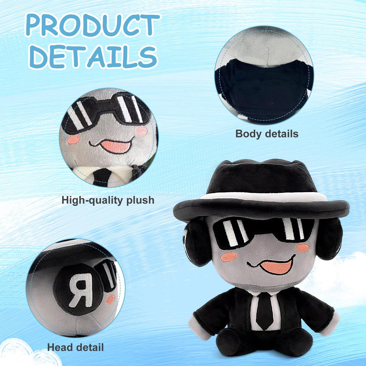 Forsaken Chance Plush Toy, Charming Stuffed Animal Adorable Game Characters Plushies for Collectors Video Game Fans Gifts, Ideal Adults Presents (1Pc)