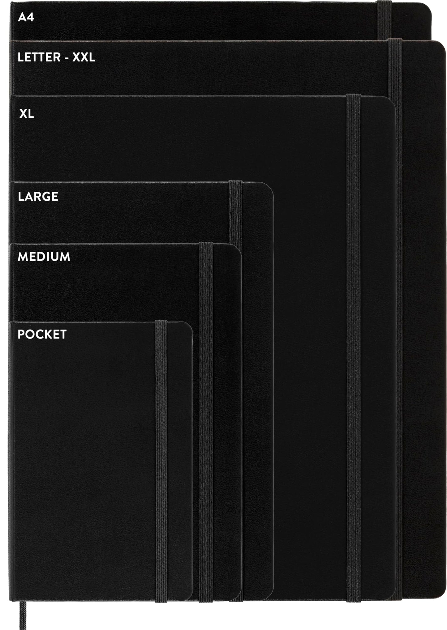 Moleskine Classic Notebook, Soft Cover, XL (7.5" x 9.5") Ruled/Lined, Black, 192 Pages