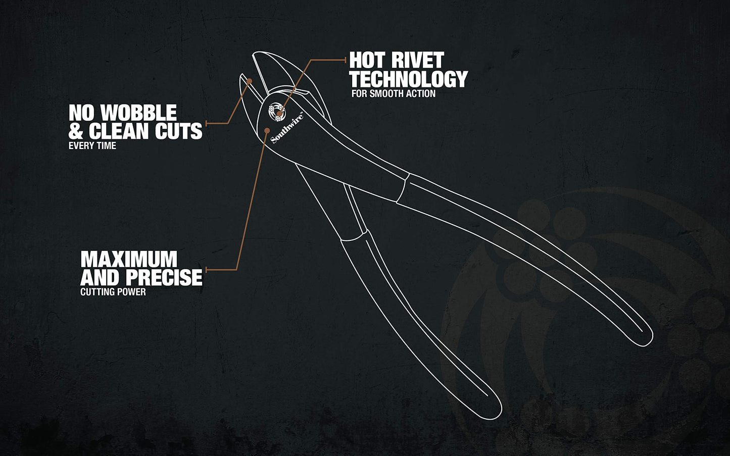 Pliers,8IN HI LEV Dia Cut ANGL Head DIP